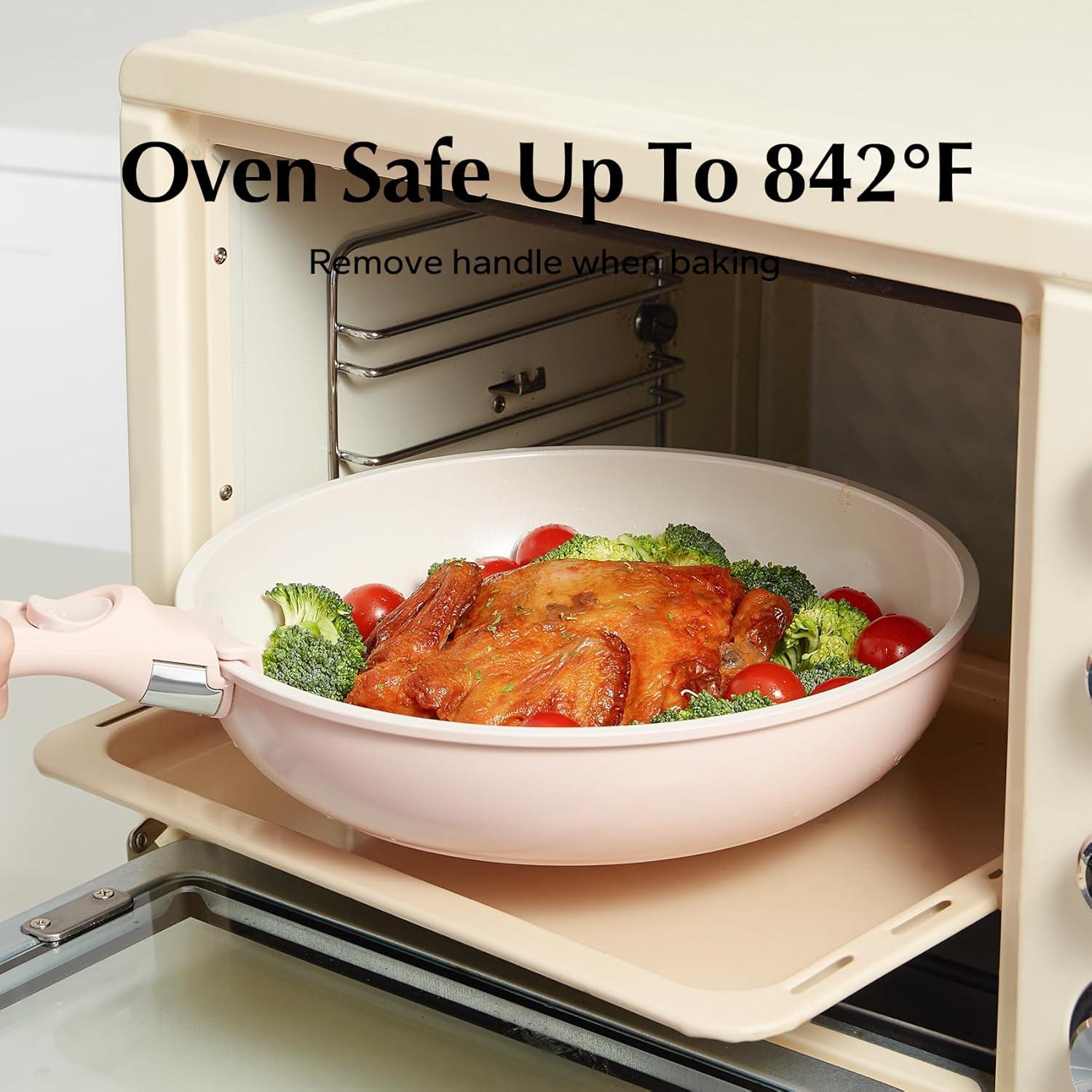 Juego de Ollas y Sartenes RedChef de Cerámica Antiadherente 22 Piezas