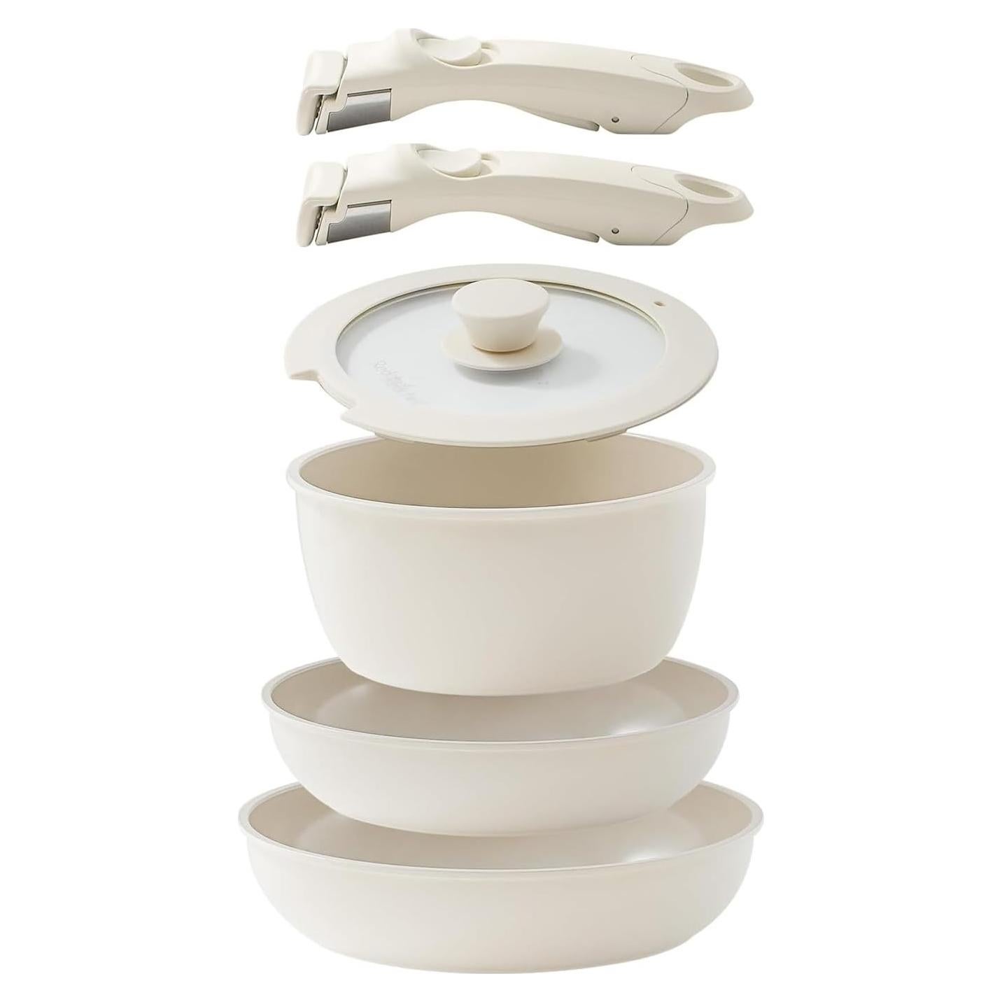 Juego de Ollas y Sartenes Cerámicas Redchef 6 Piezas Antiadherentes