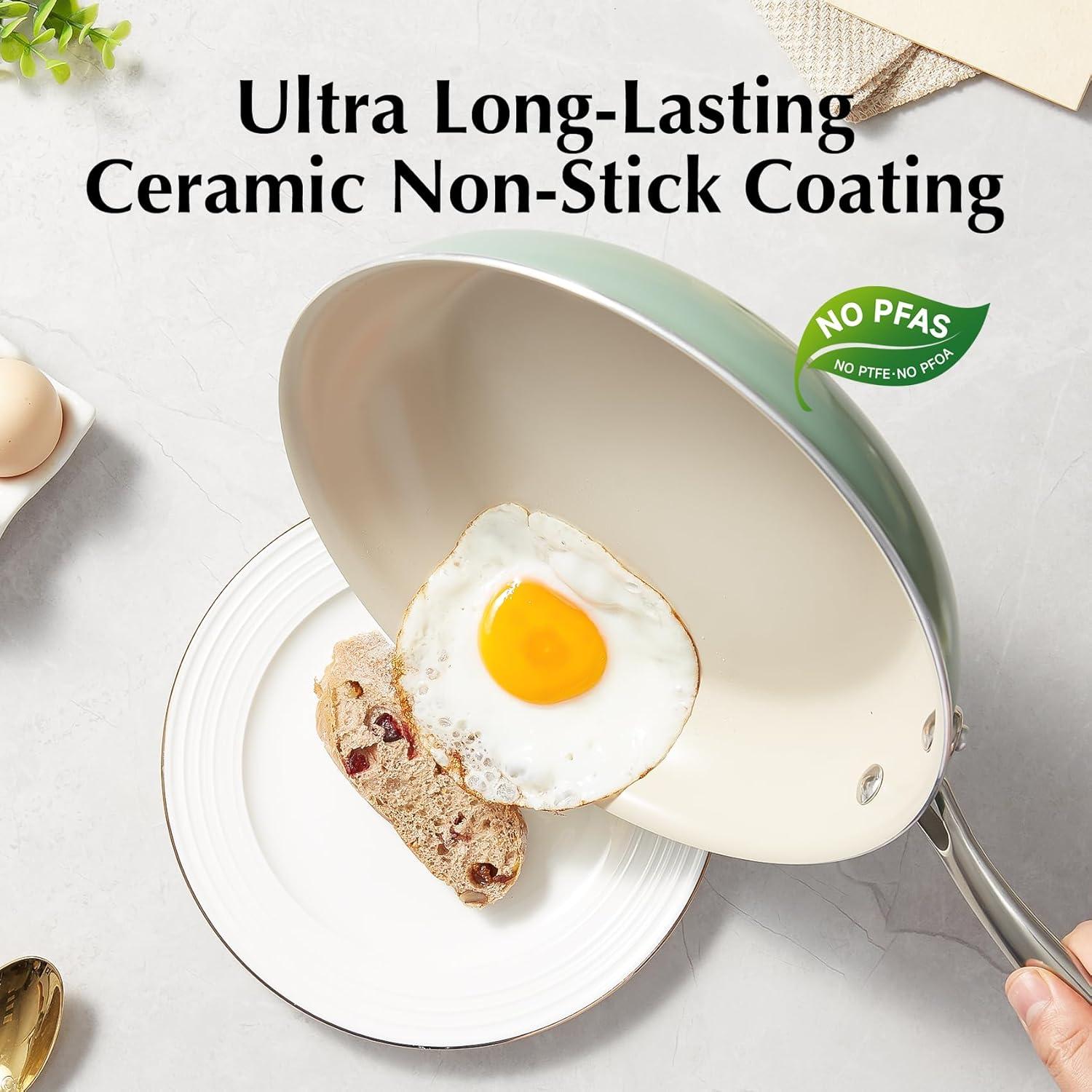 Juego de Ollas y Sartenes Cerámicas Redchef Antiadherentes