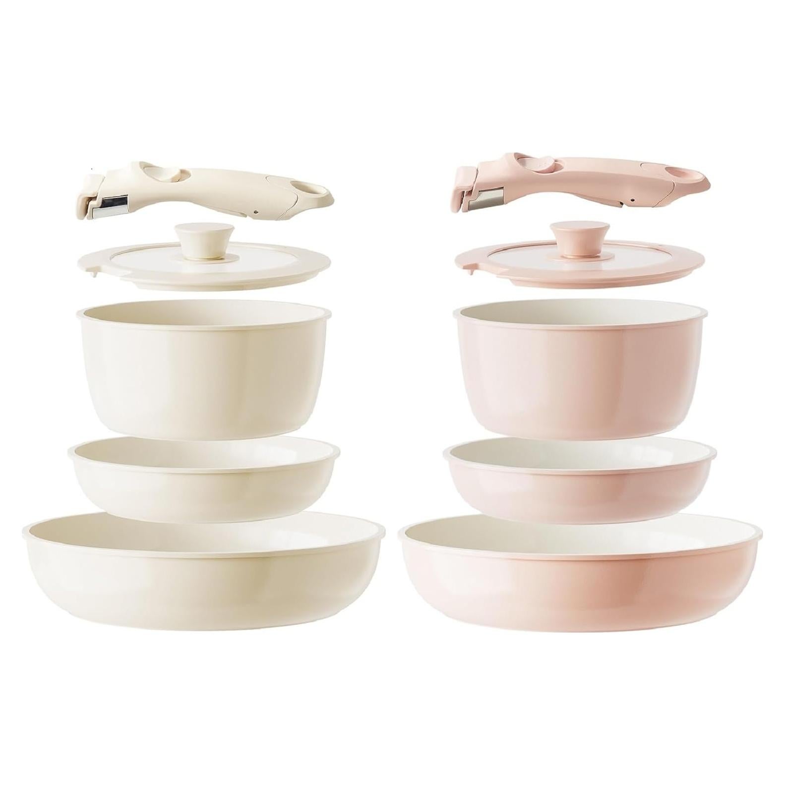 Juego de Ollas y Sartenes Cerámicas Redchef 10 Piezas Antiadherentes