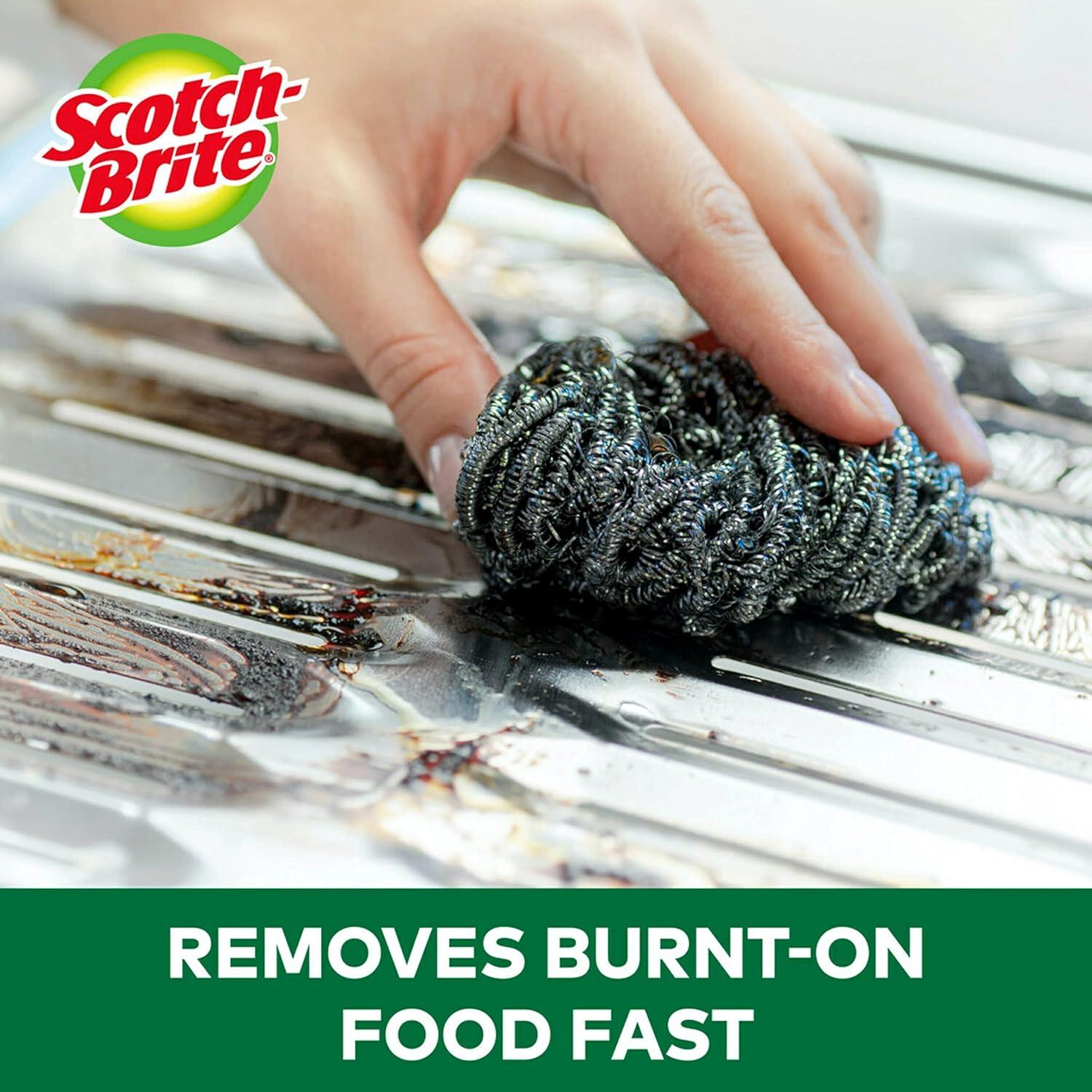 Esponjas de Acero Inoxidable Scotch-Brite - 3 Unidades