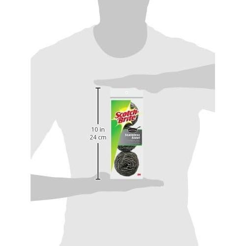 Esponjas de Acero Inoxidable Scotch-Brite - 3 Unidades
