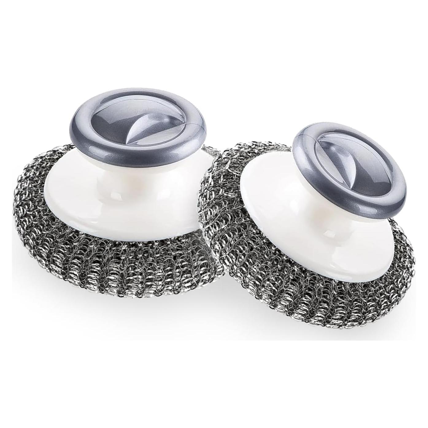 Estropajos de Acero Inoxidable con Mango BLIGKO - 2 Pcs