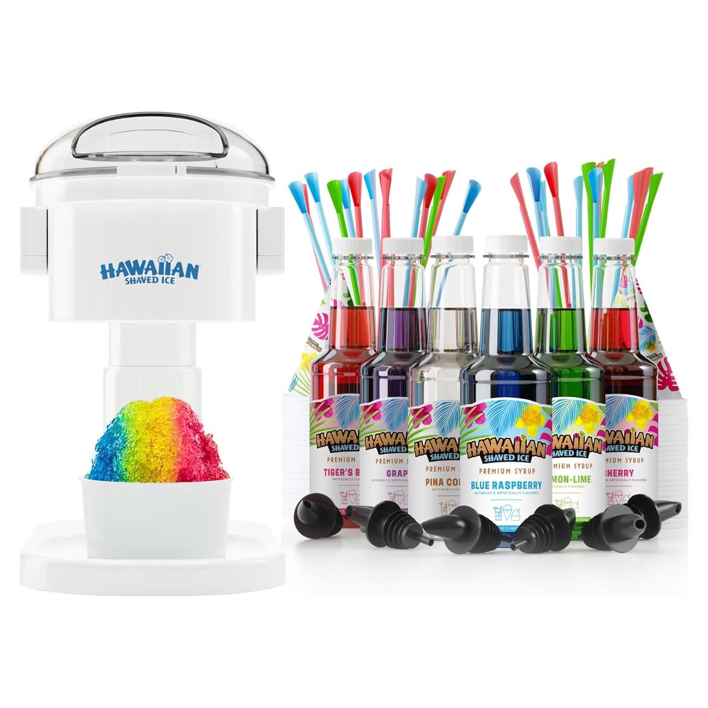 Máquina de Conos de Nieve Hawaiian S700 + 6 Jarabes 480ml