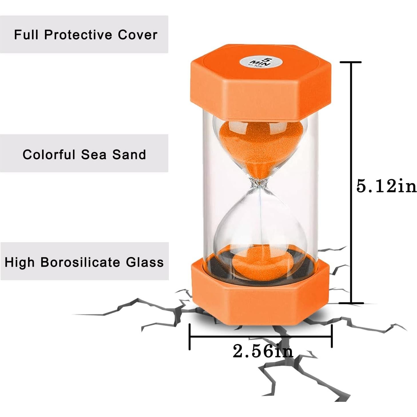 Set de Reloj de Arena SANDTIMER 4 Piezas 3-20 Minutos