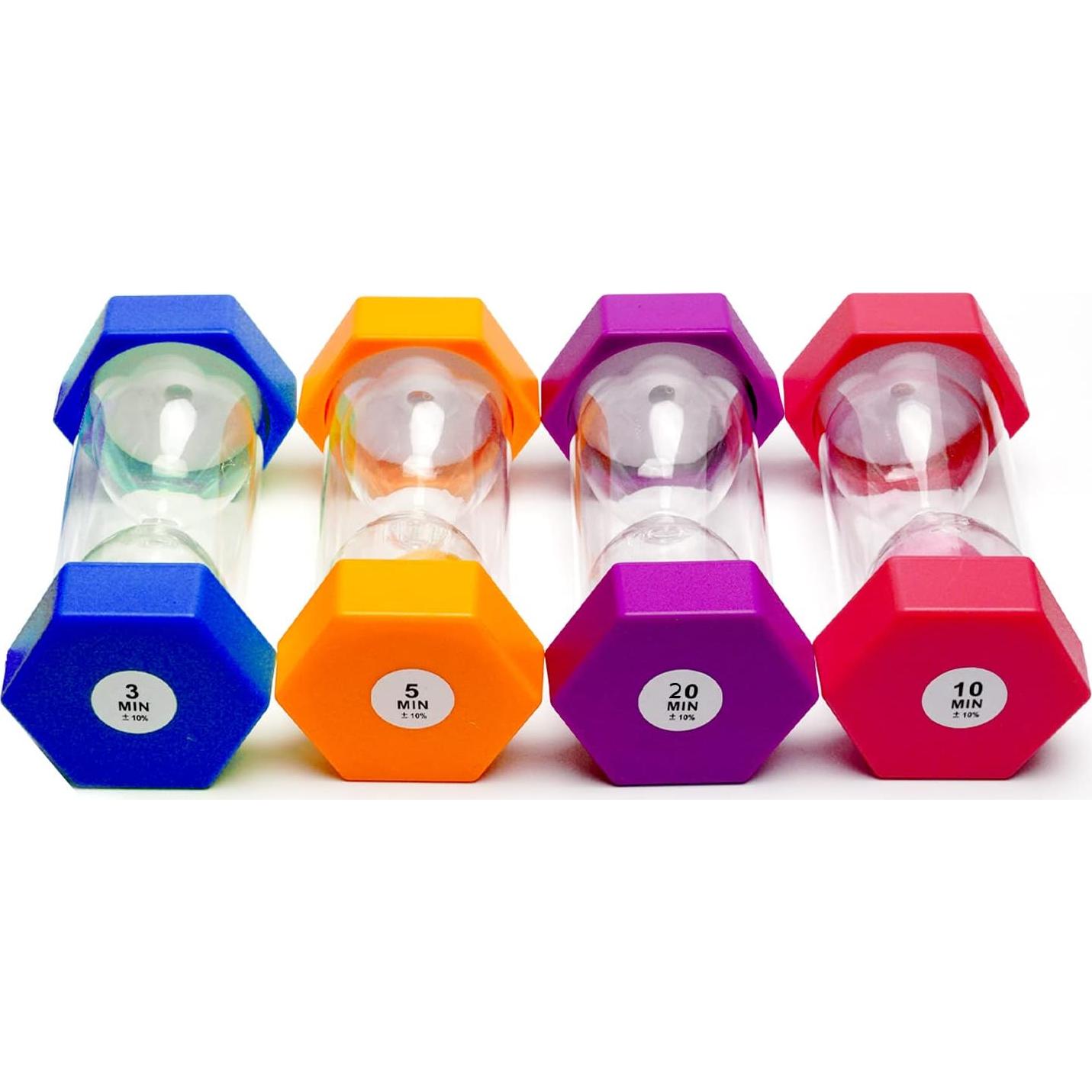 Set de Reloj de Arena SANDTIMER 4 Piezas 3-20 Minutos