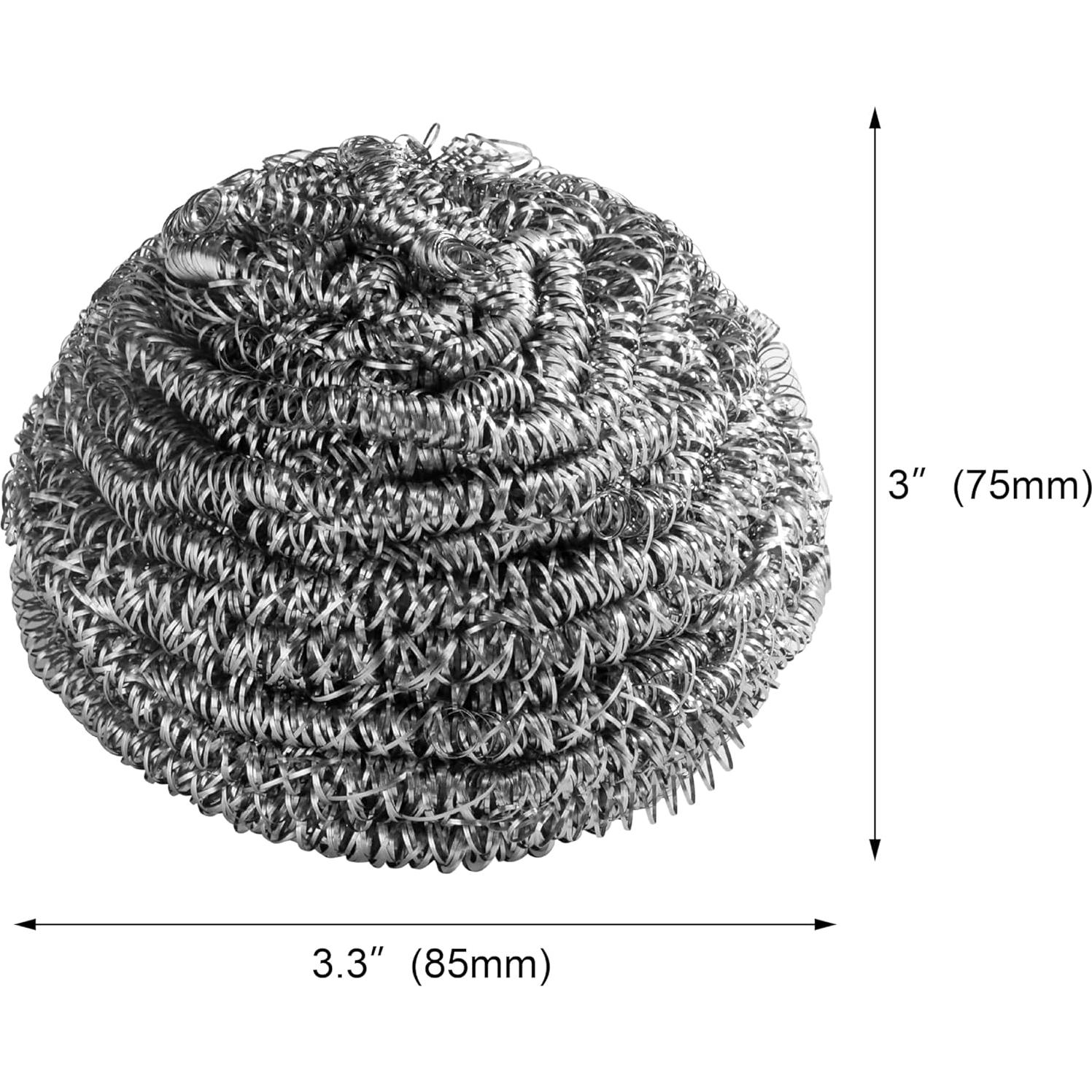 Esponjas de Acero Inoxidable New Star Foodservice 12 Pzas