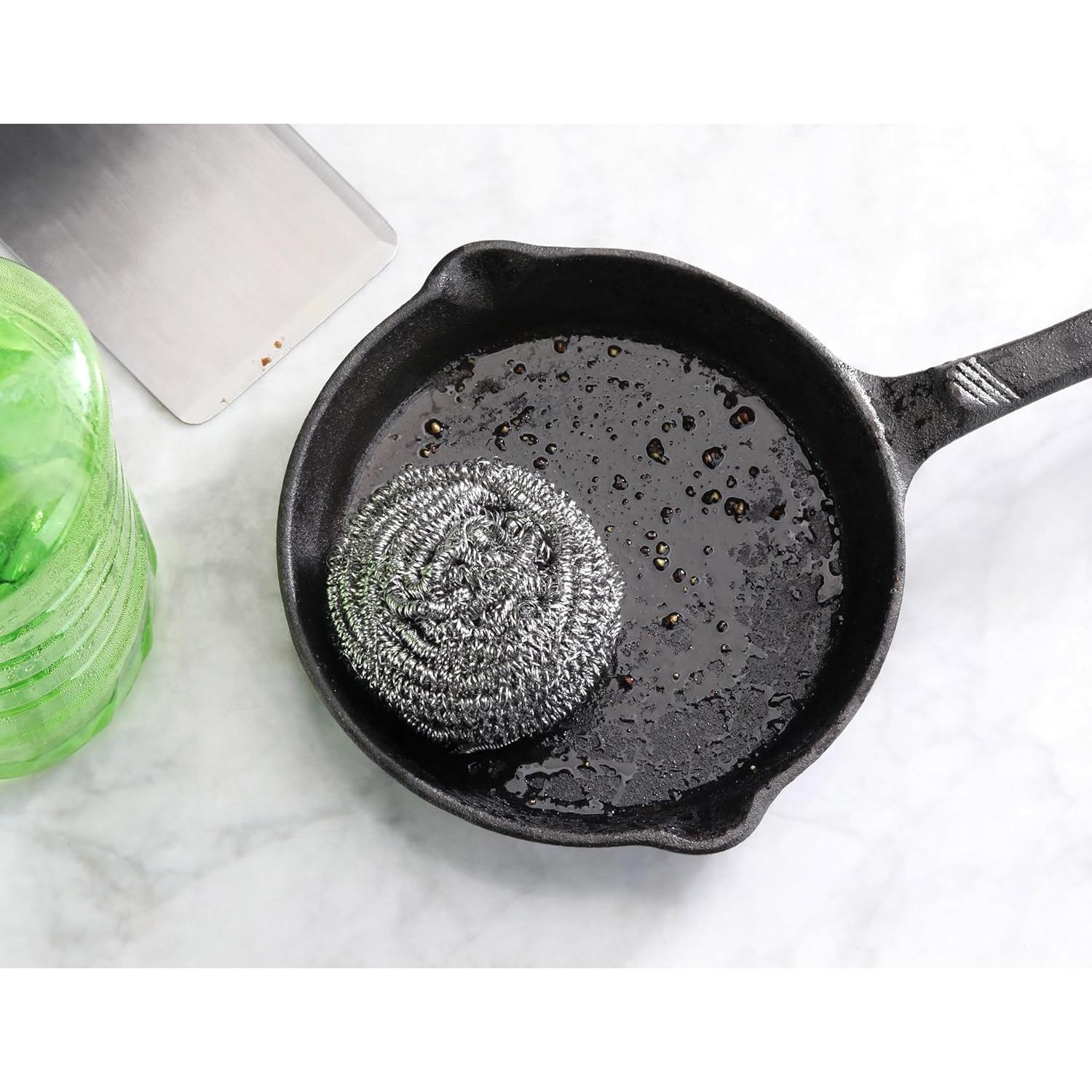 Esponjas de Acero Inoxidable New Star Foodservice 12 Pzas