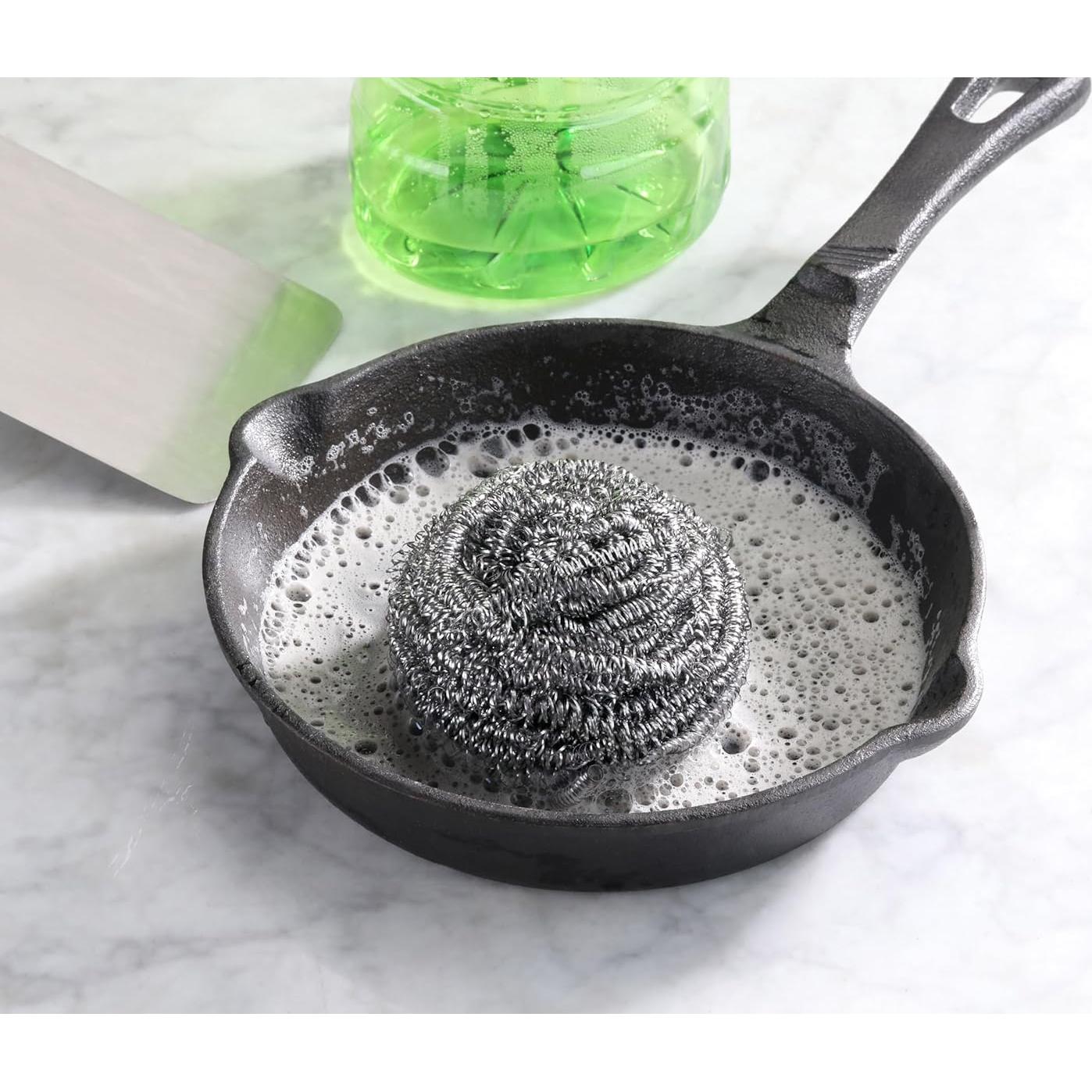 Esponjas de Acero Inoxidable New Star Foodservice 12 Pzas