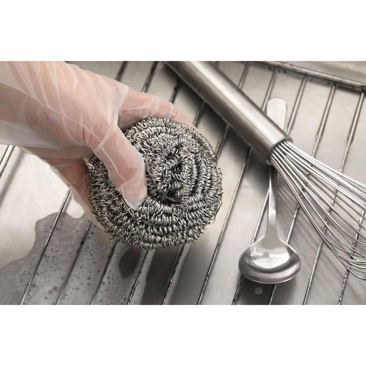 Esponjas de Acero Inoxidable New Star Foodservice 12 Pzas