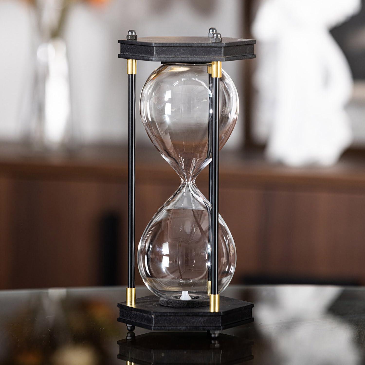 Reloj de Arena Rellenable ELAINESTORE Marco Madera 25.4 cm