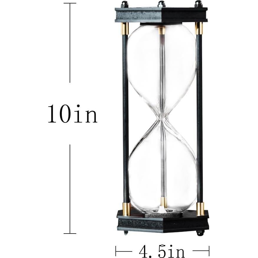 Reloj de Arena Rellenable ELAINESTORE Marco Madera 25.4 cm