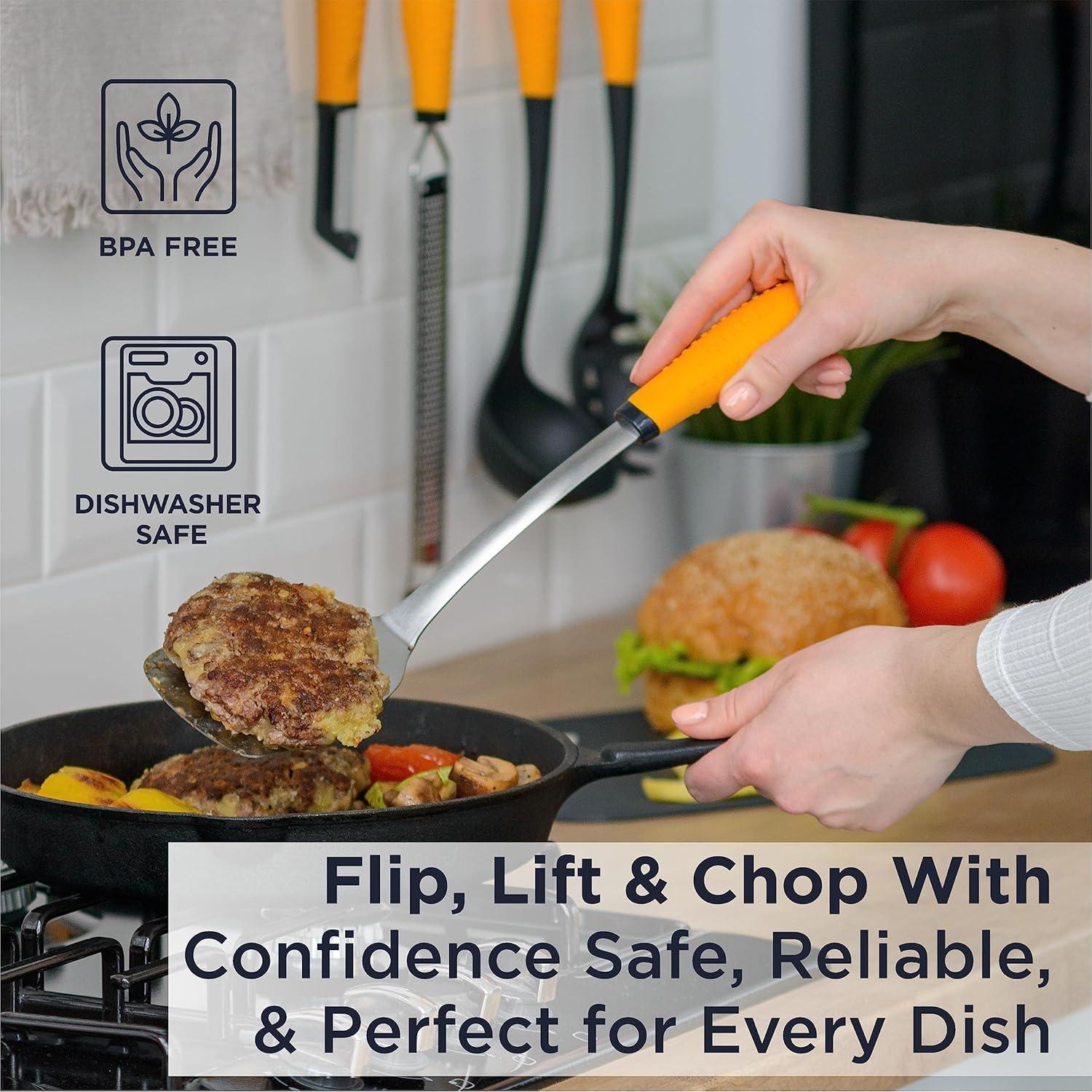 Espátula de Cocina Deiss de Acero Inoxidable 36.8 cm