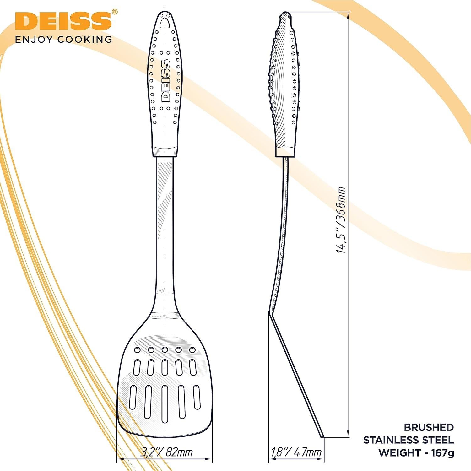 Espátula de Cocina Deiss de Acero Inoxidable 36.8 cm