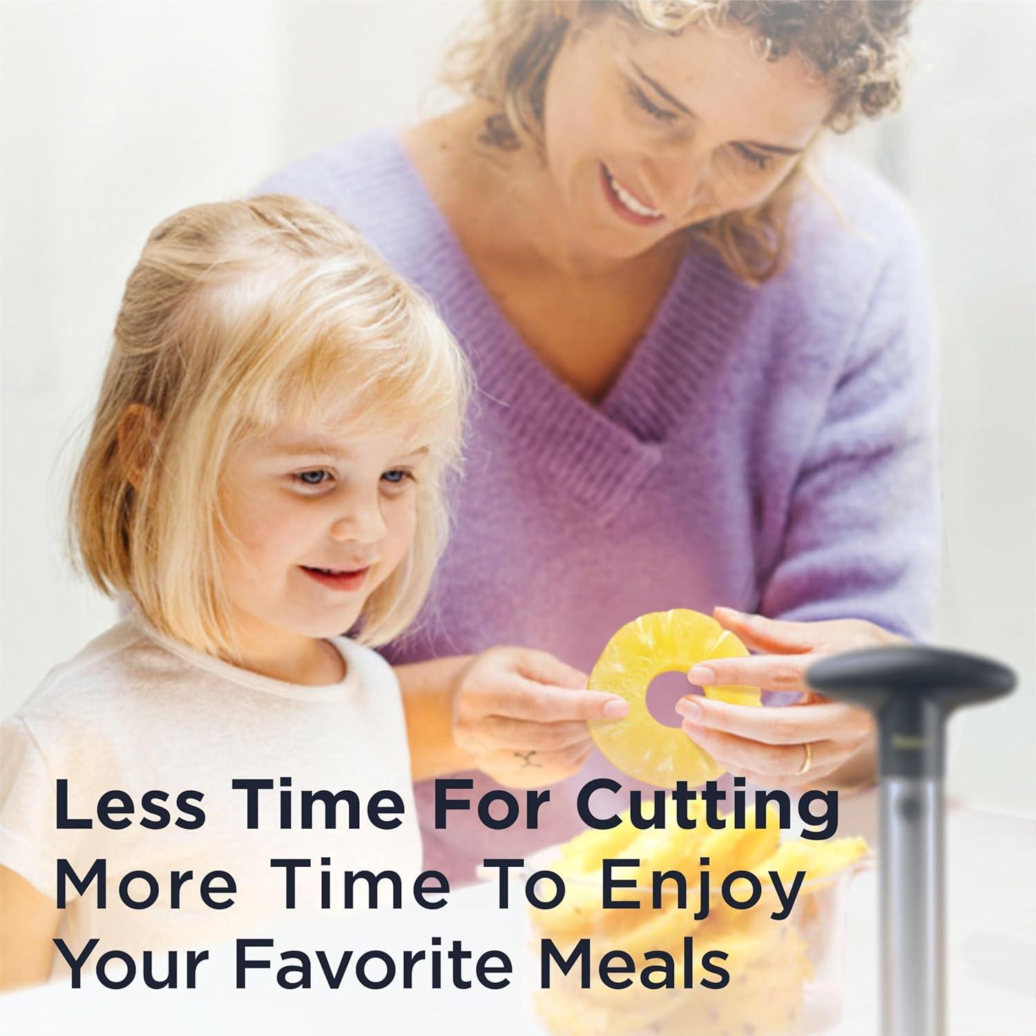 Cortador y Sacador de Piña Deiss PRO Acero Inoxidable 2 en 1