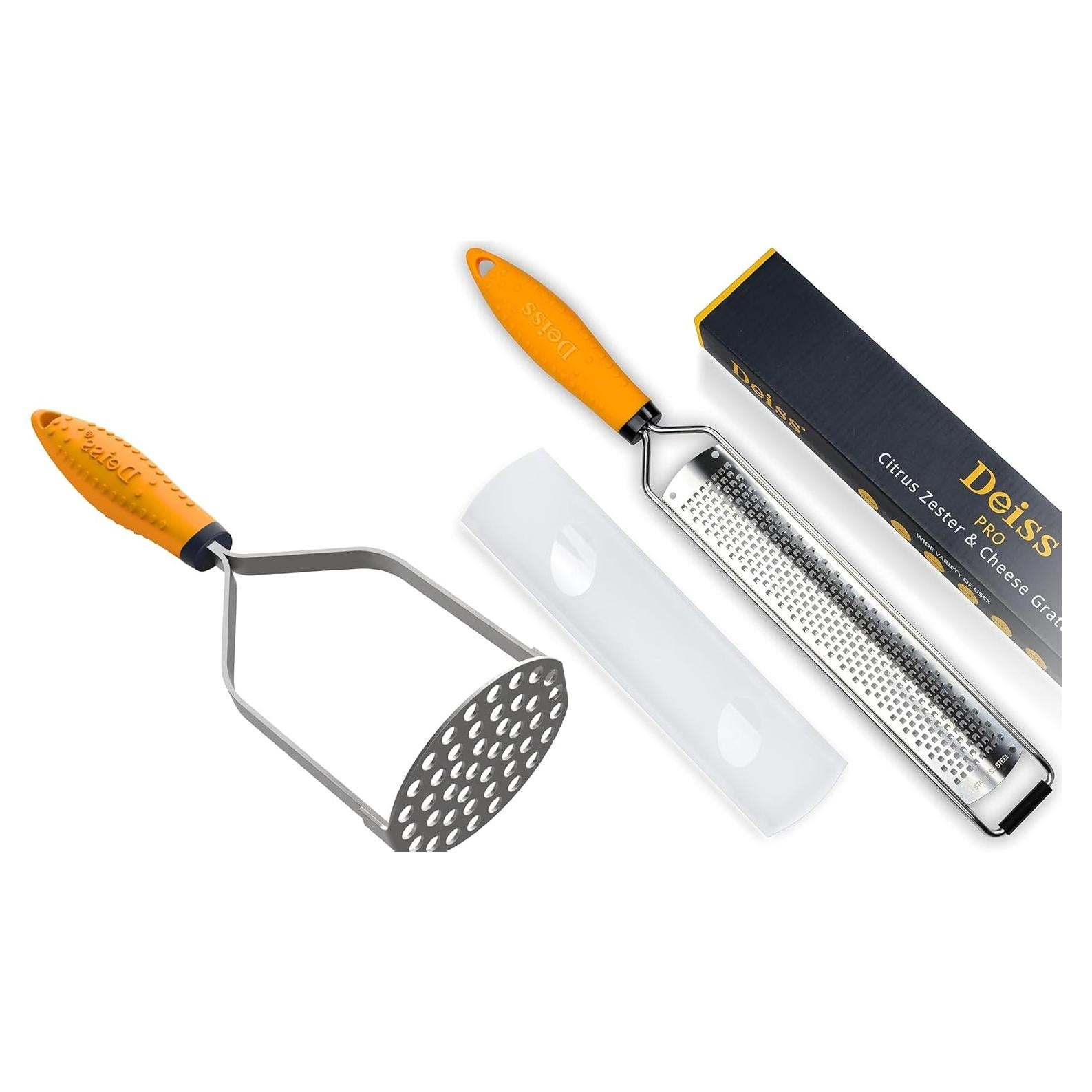 Rallador de Limón y Queso Deiss Acero Inoxidable Antideslizante