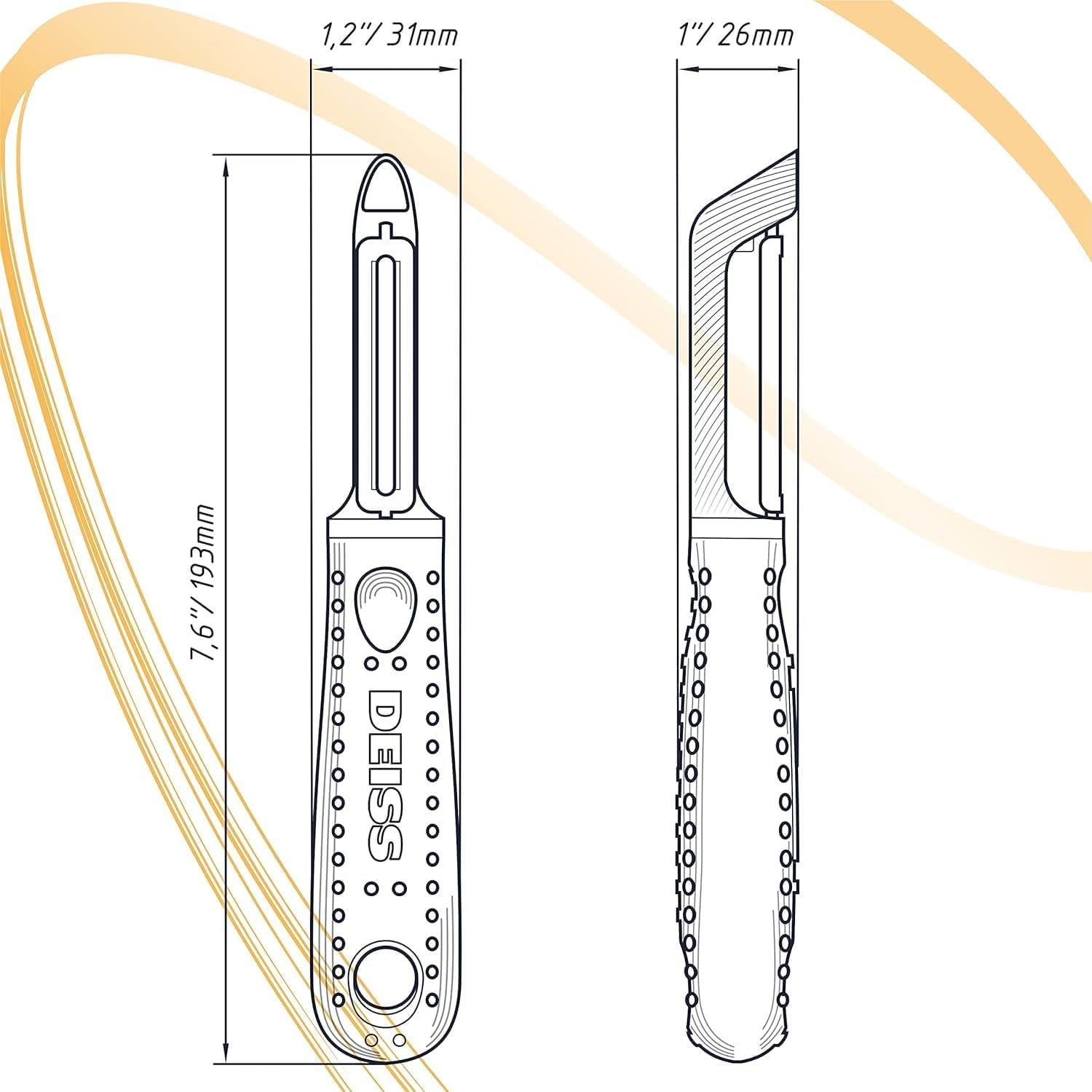 Rallador de Limón y Queso Deiss PRO Acero Inoxidable