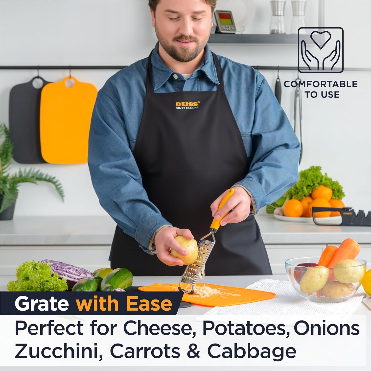 Rallador de Queso y Cítricos Deiss PRO Acero Inoxidable