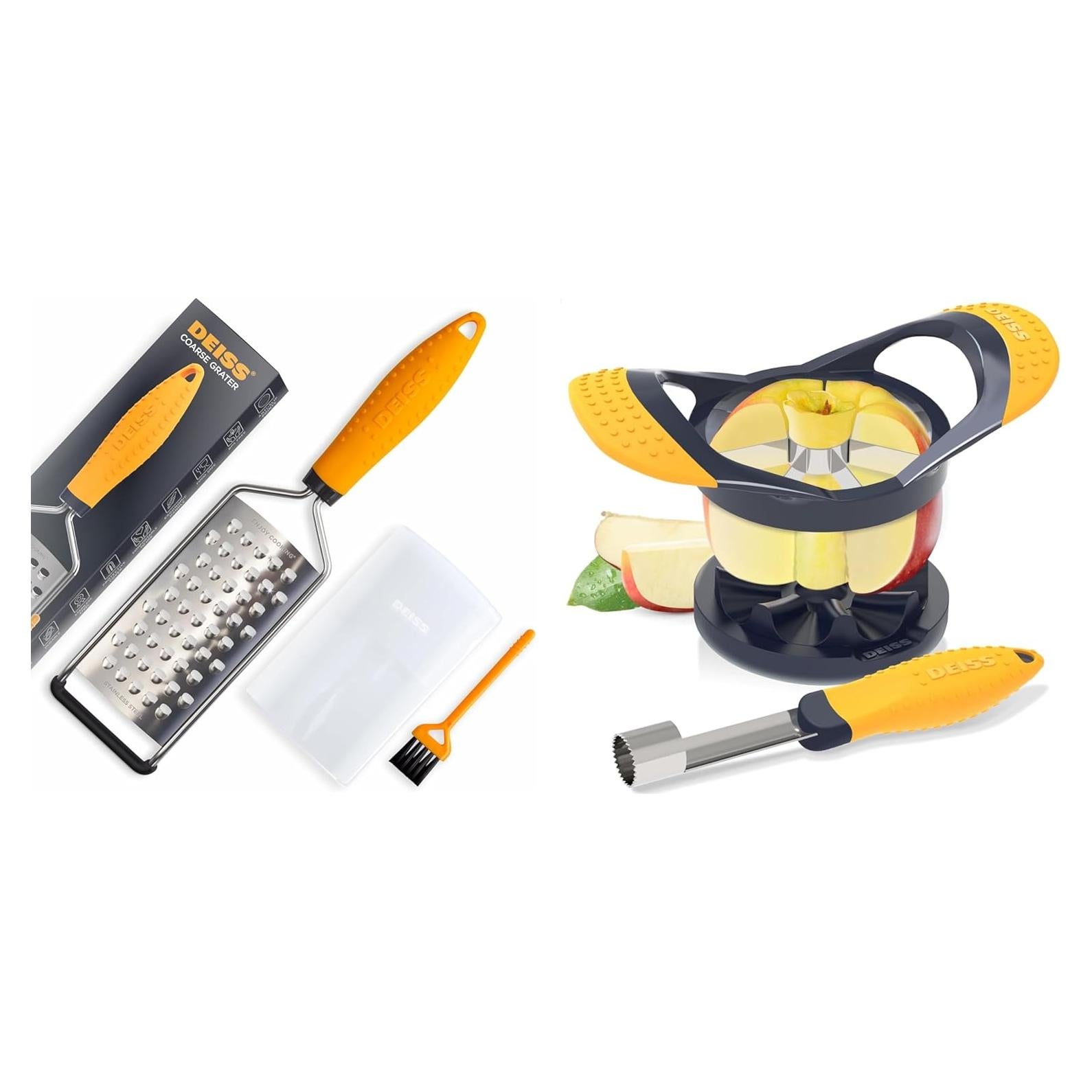 Rallador Grueso Deiss PRO + Cortador de Manzanas