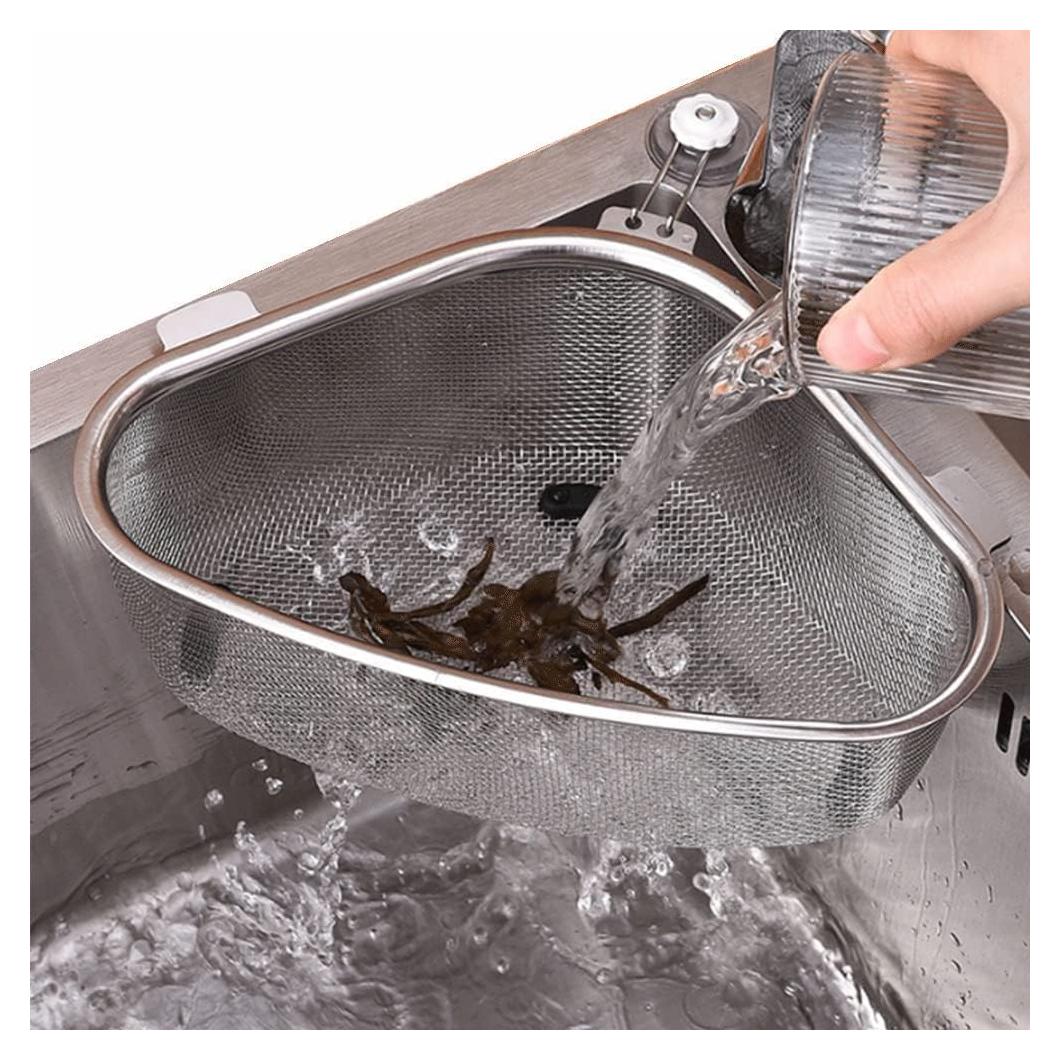 Colador Triangular de Acero Inoxidable Eeghurt 21.8x15.5 cm