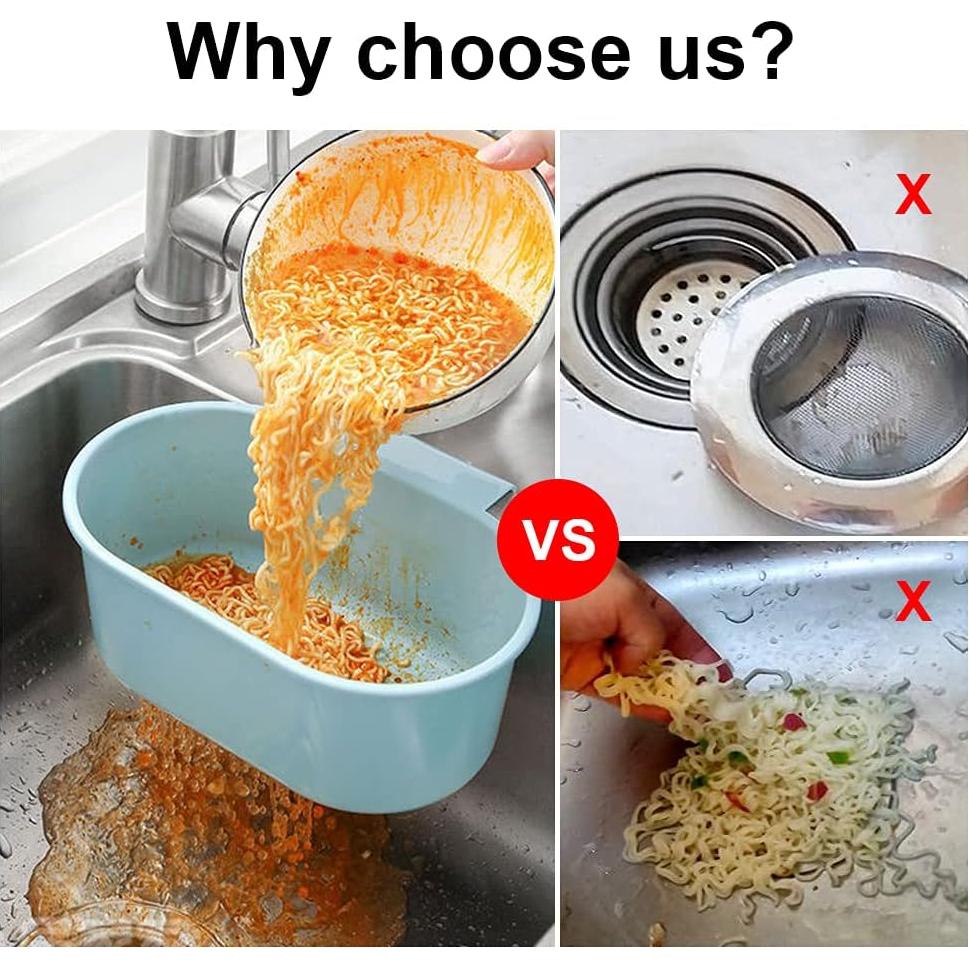 Canasta de desagüe azul tchrules para fregadero 24.2x16.6 cm