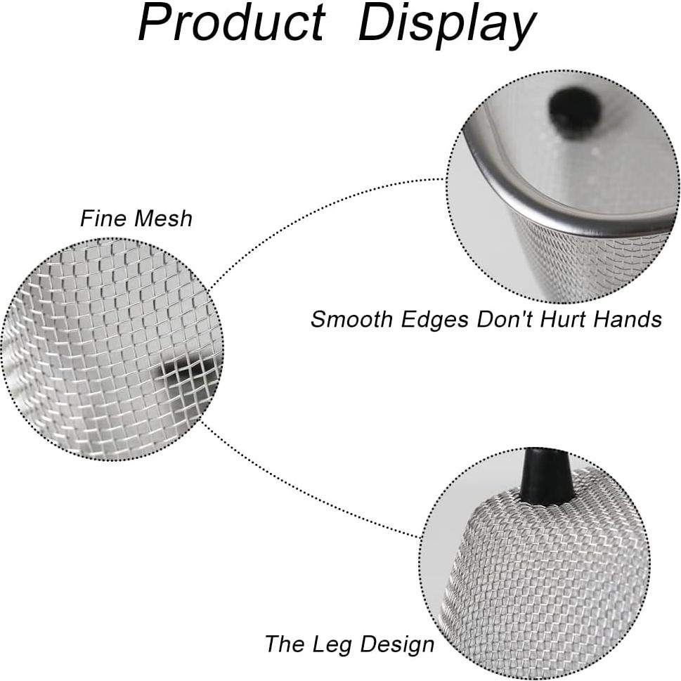 Colador Triangular de Acero Inoxidable XTTIUN 20x17 cm