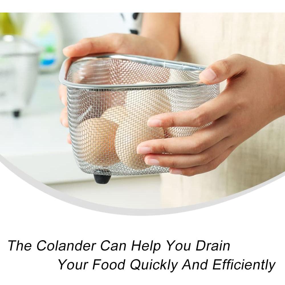 Colador Triangular de Acero Inoxidable XTTIUN 20x17 cm