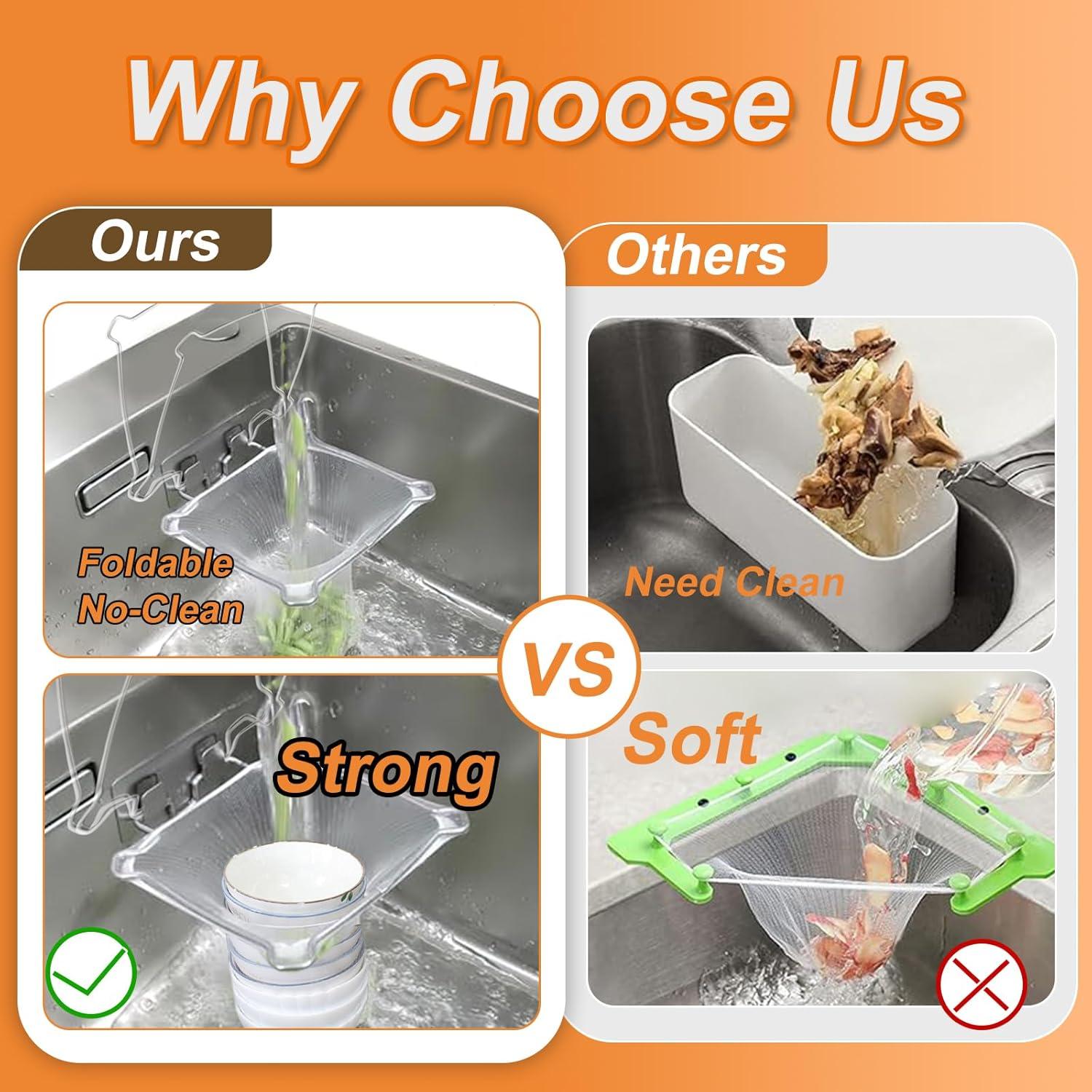 Canasta de desagüe Mamakura acero inoxidable 230g 50 bolsas