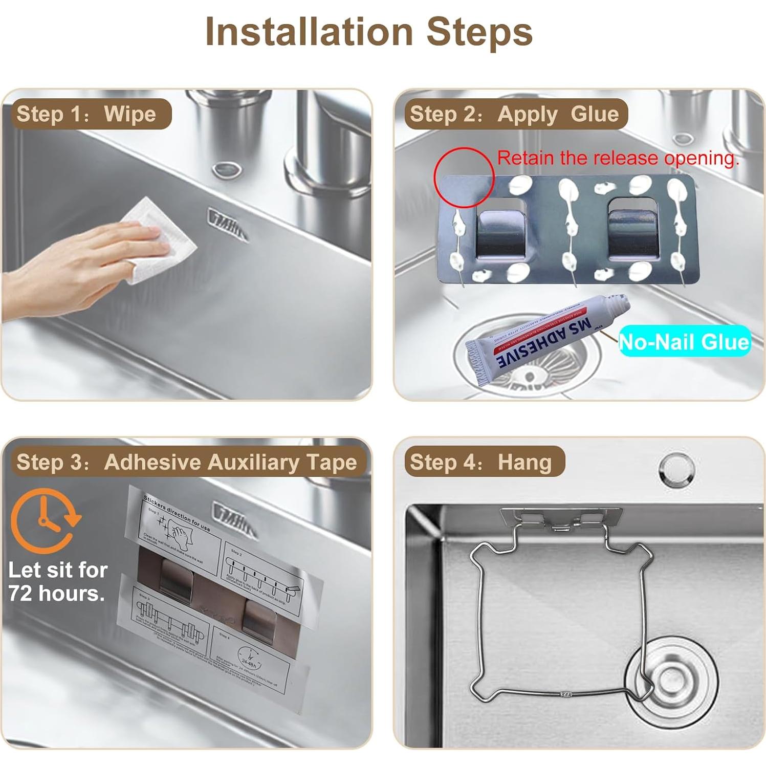 Canasta de desagüe Mamakura acero inoxidable 230g 50 bolsas