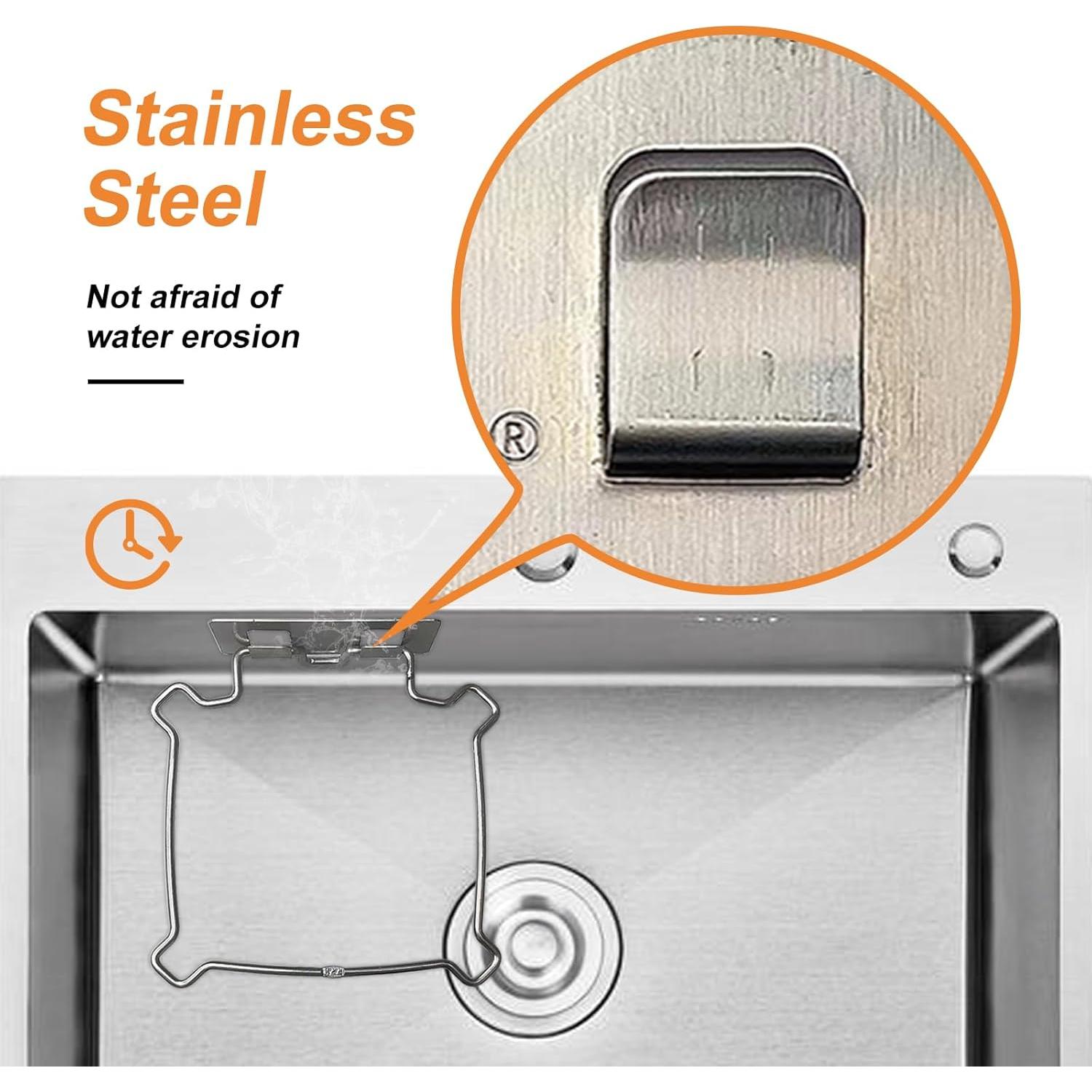 Canasta de desagüe Mamakura acero inoxidable 230g 50 bolsas