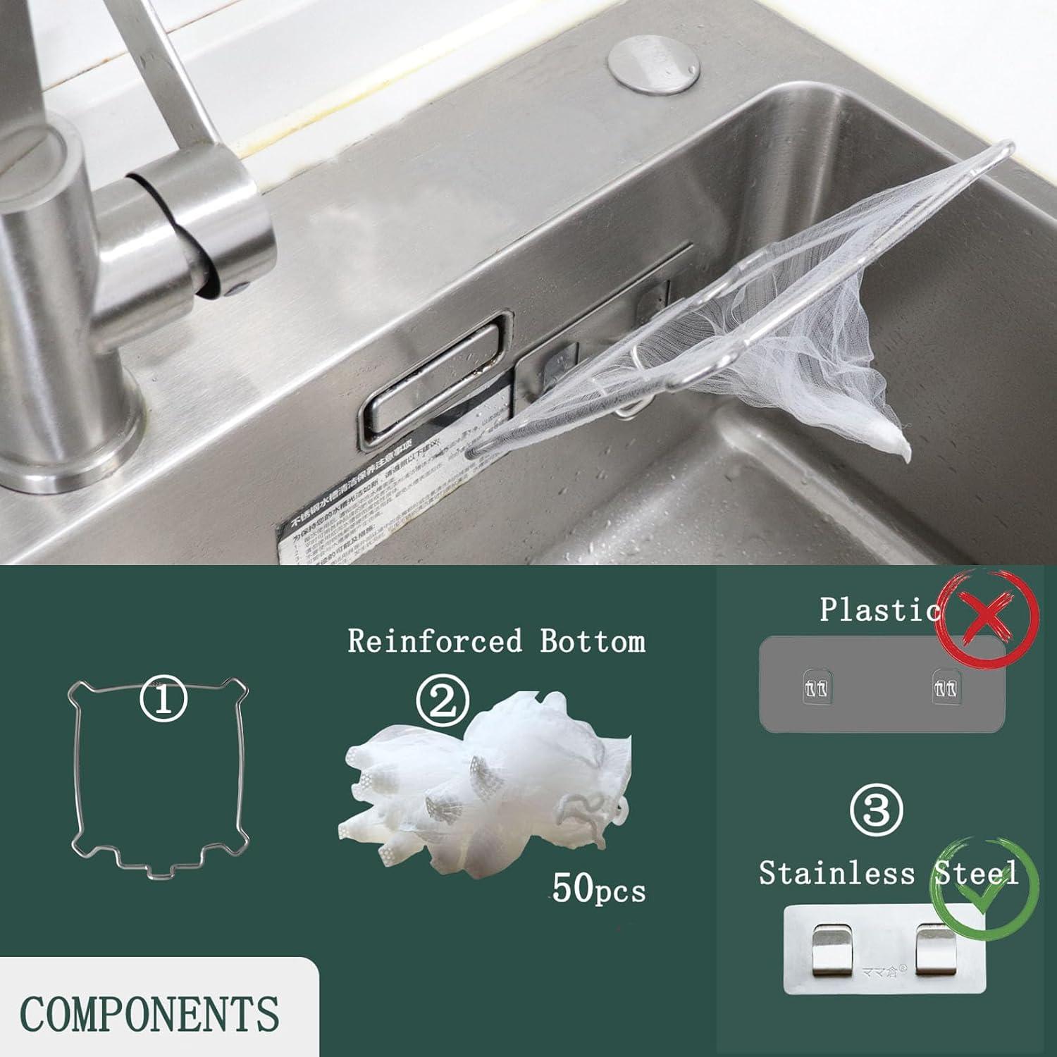 Canasta de desagüe Mamakura acero inoxidable 230g 50 bolsas