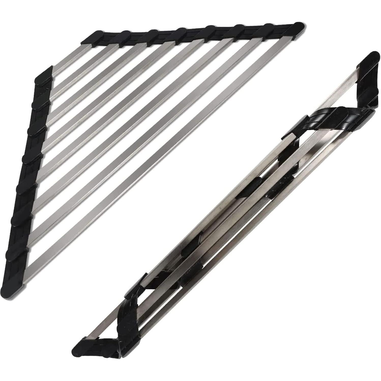 Estante de Drenaje Triangular Plegable ZhildChen Negro