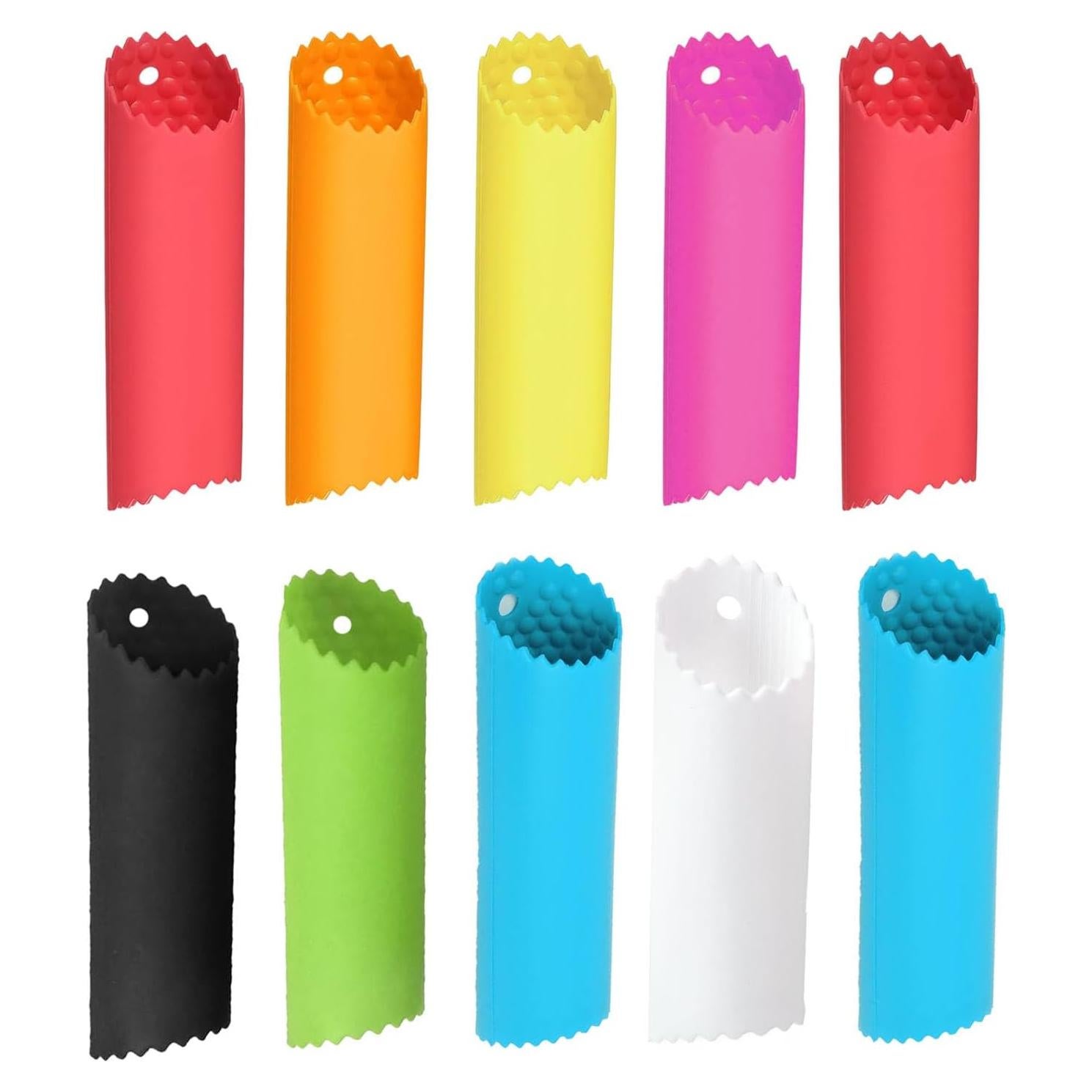 Juego de 10 Peladores de Ajo Silicona DXary Multicolor