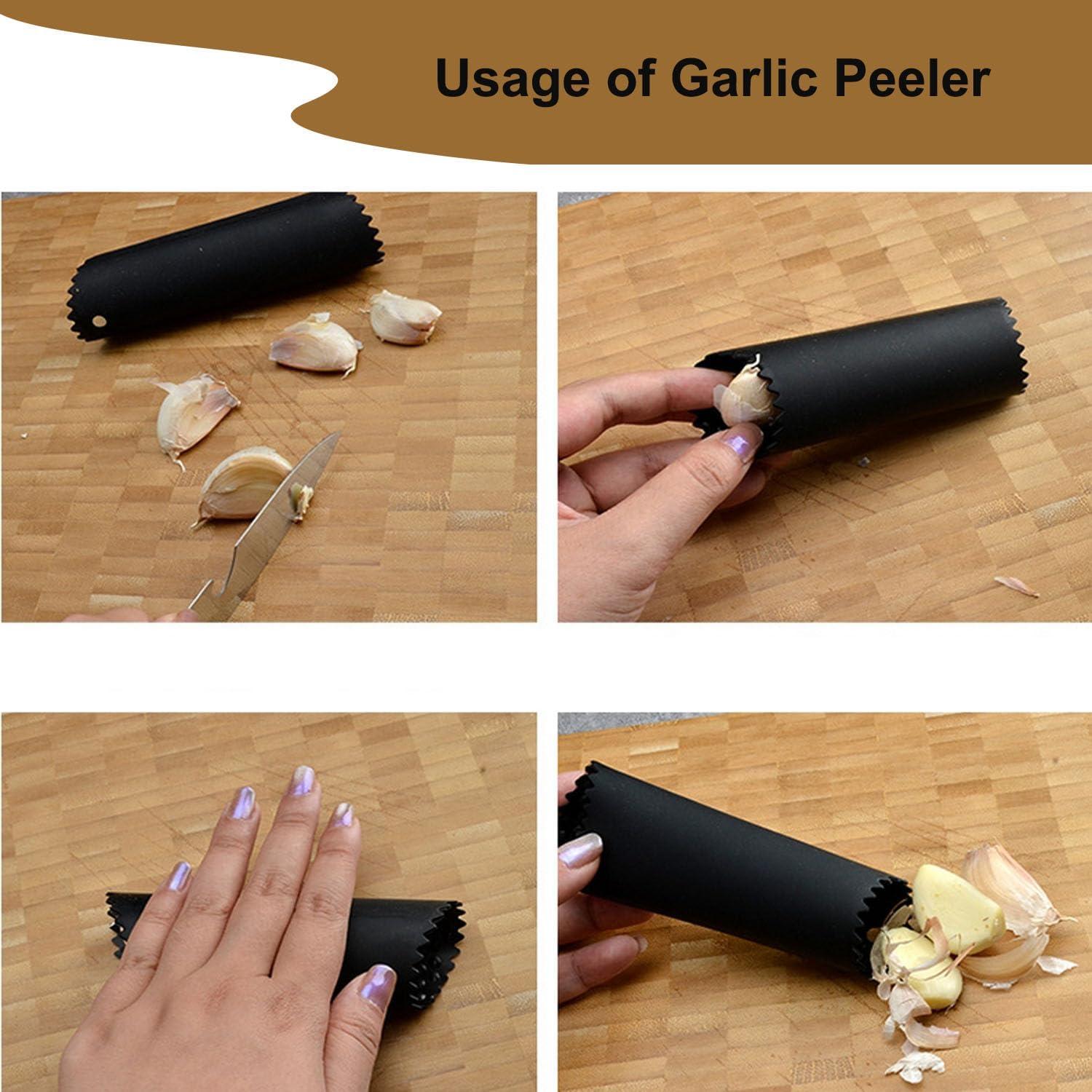 Juego de 10 Peladores de Ajo Silicona DXary Multicolor