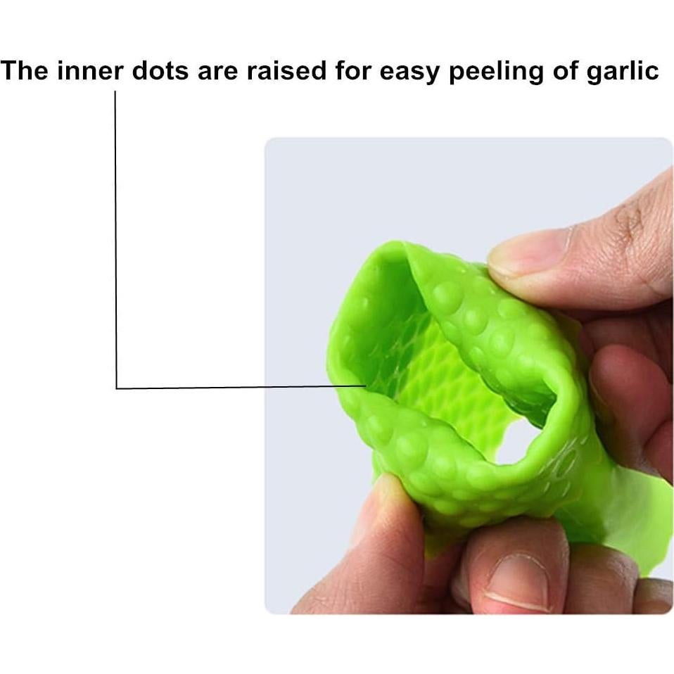 Pelador de Ajo de Silicona AISIBO Set de 2 Colores