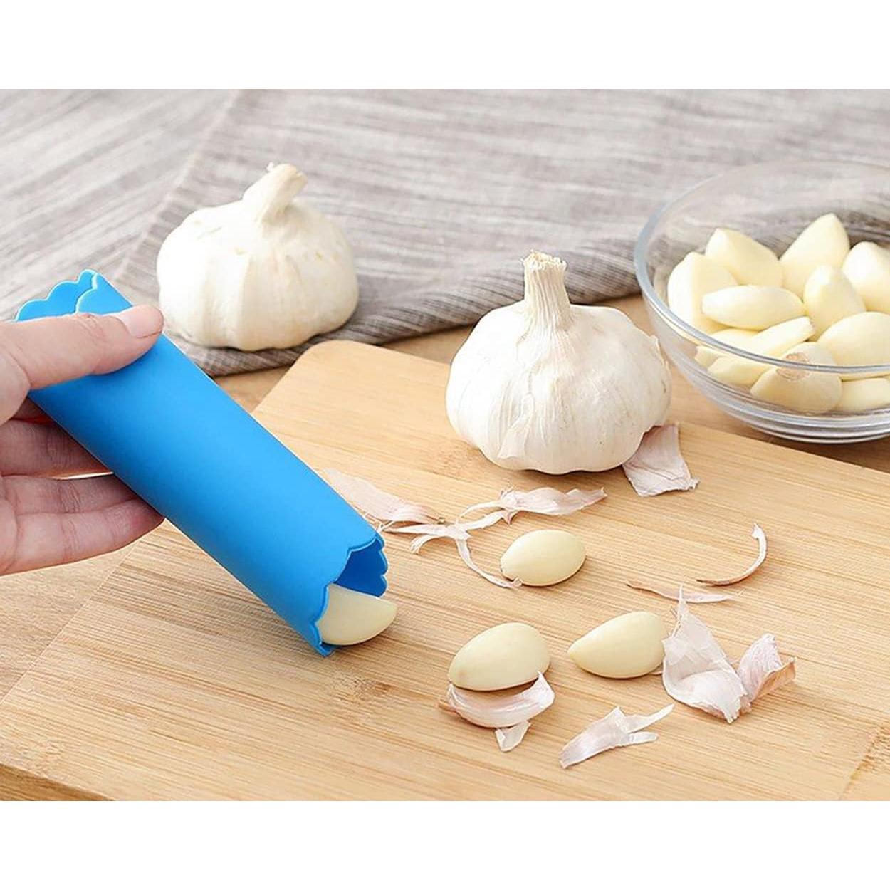 Pelador de Ajo Silicona DS. Estilo Distintivo 5 Piezas Multicolor