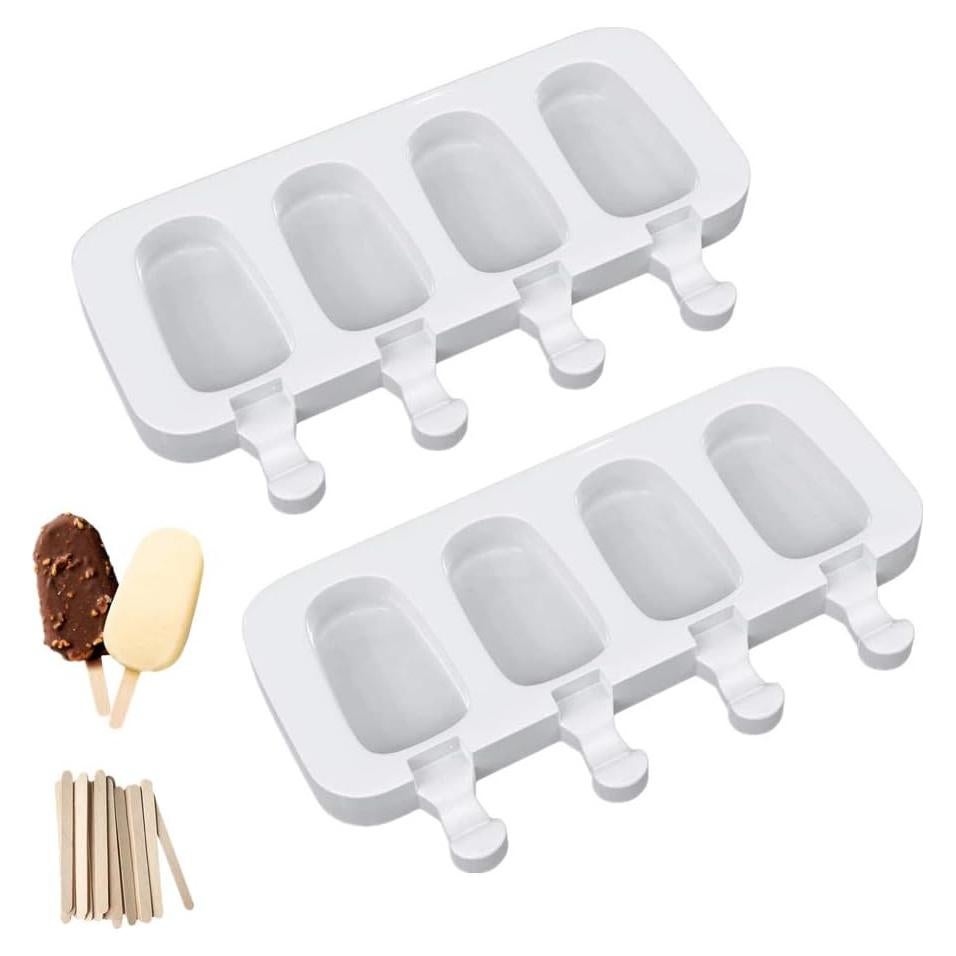 Conjunto de Moldes para Paletas Ouddy Life Silicona 8 Cavidades
