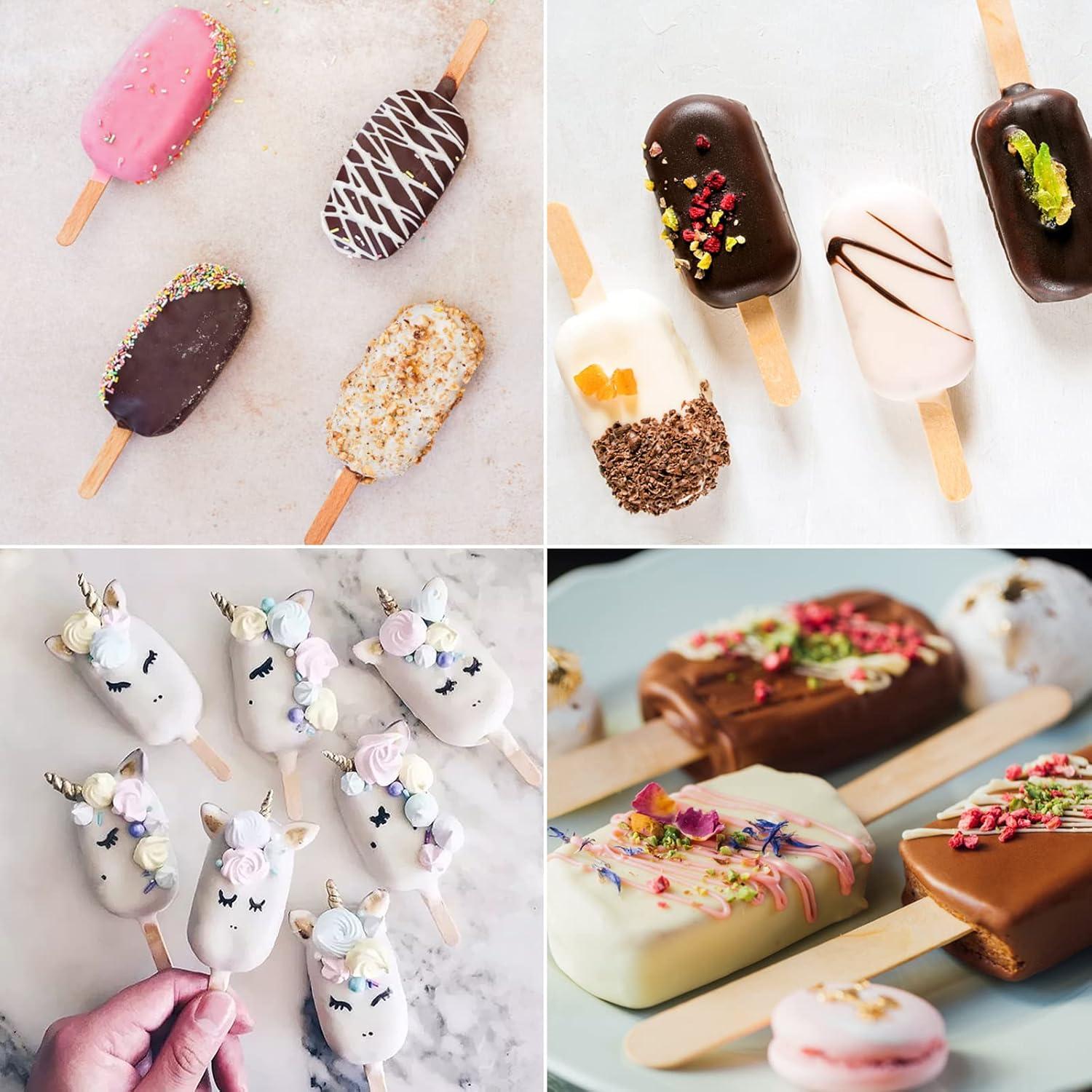 Conjunto de Moldes para Paletas Ouddy Life Silicona 8 Cavidades