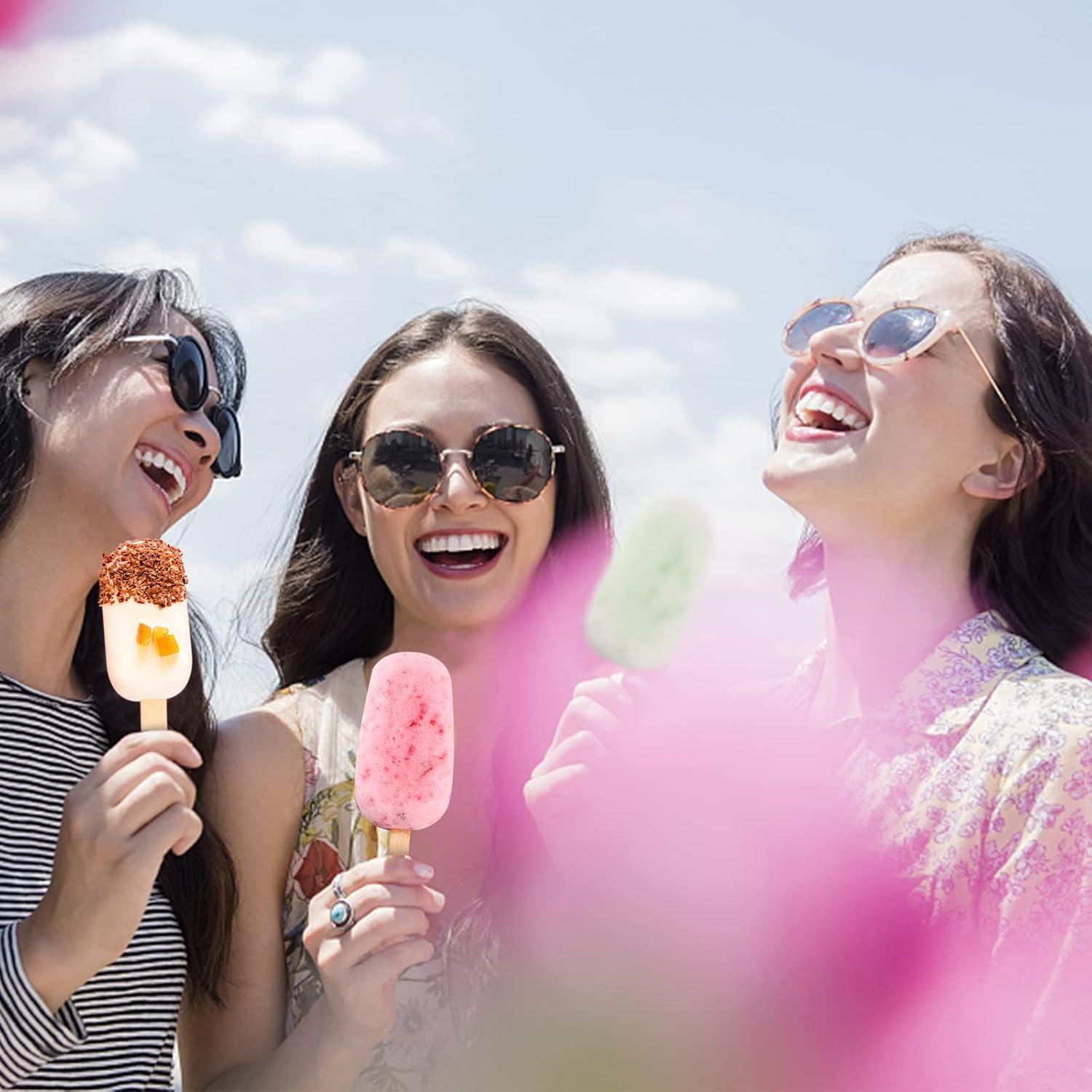 Conjunto de Moldes para Paletas Ouddy Life Silicona 8 Cavidades