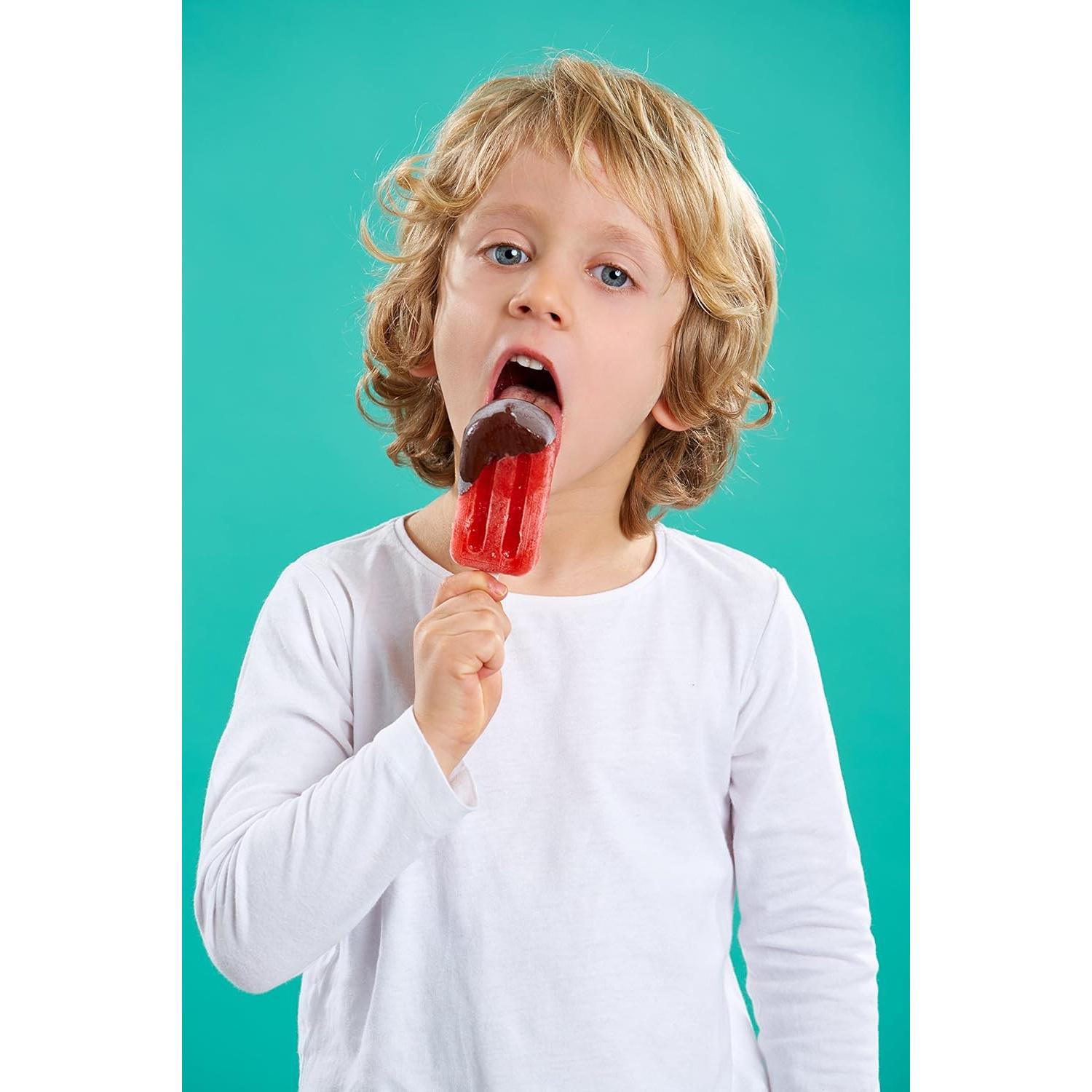 Set de 4 Moldes de Paletas Lekue Silicona Multicolor