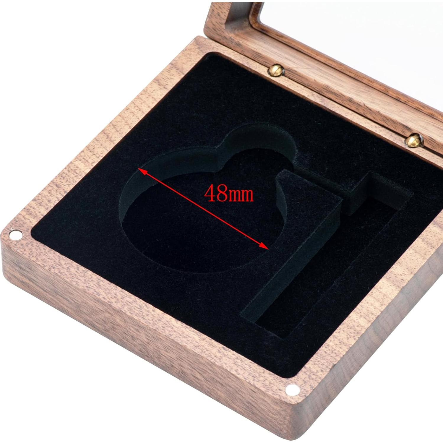 Caja de Reloj de Bolsillo COSISO de Madera de Nogal 10.5cm
