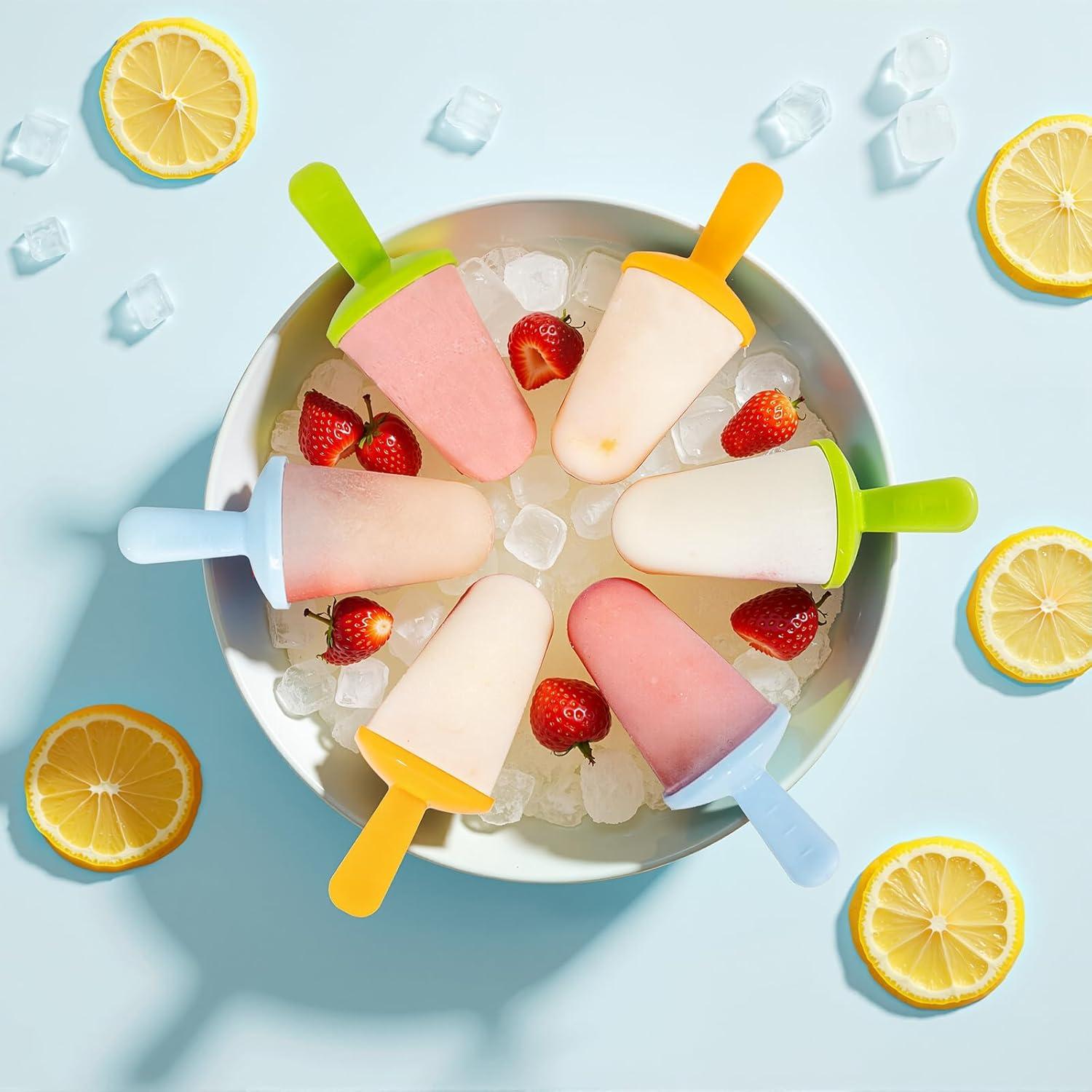 Moldes de Paletas Lamesa Silicona 6 Piezas Reutilizables