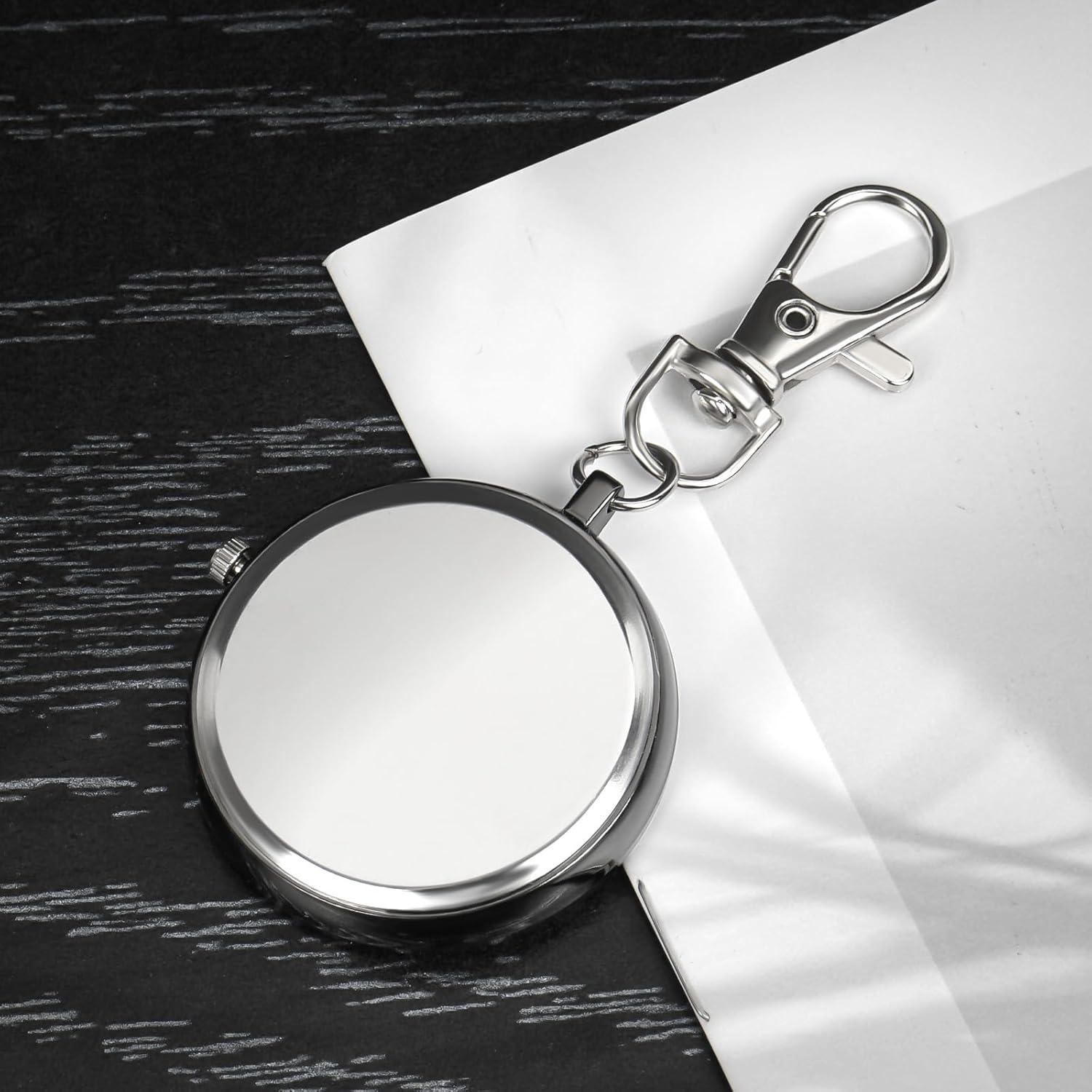 Reloj de bolsillo Y.W. cuarzo minimalista unisex 40 mm