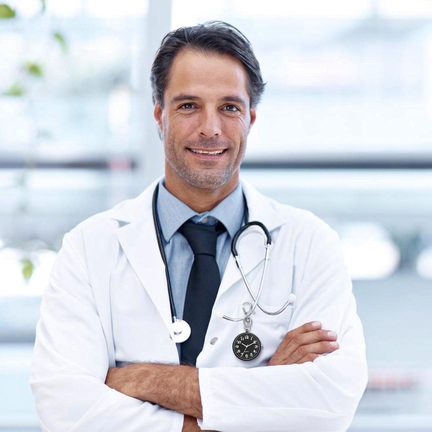 Reloj de bolsillo Y.W. cuarzo minimalista unisex 40 mm