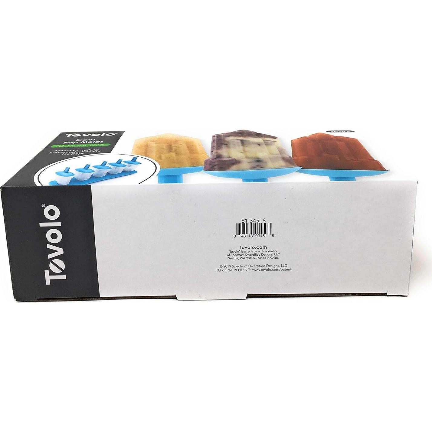 Moldes para helados TOVOLO Gem 5 unidades 23x12 cm