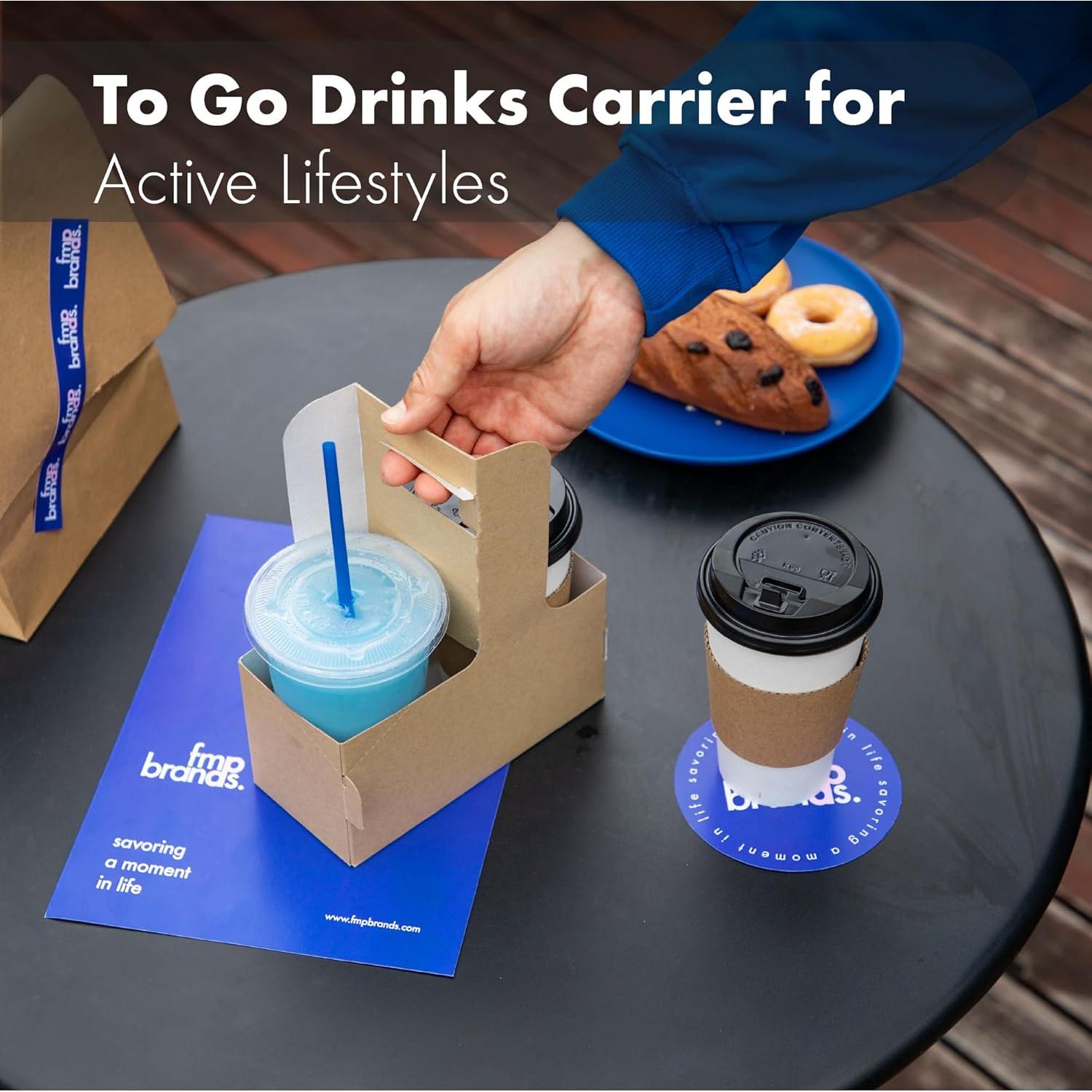 Soporte de Bebidas Desechable FMP Brands 25 Tazas 0,35-0,85L