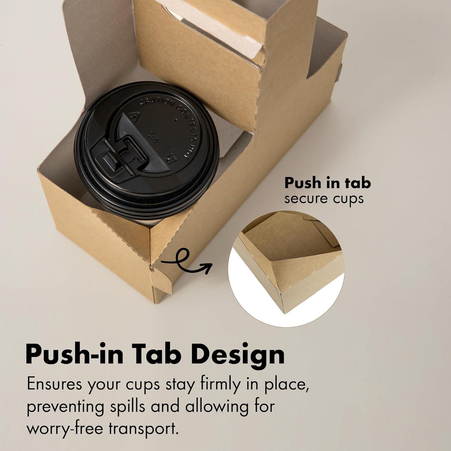 Soporte de Bebidas Desechable FMP Brands 25 Tazas 0,35-0,85L