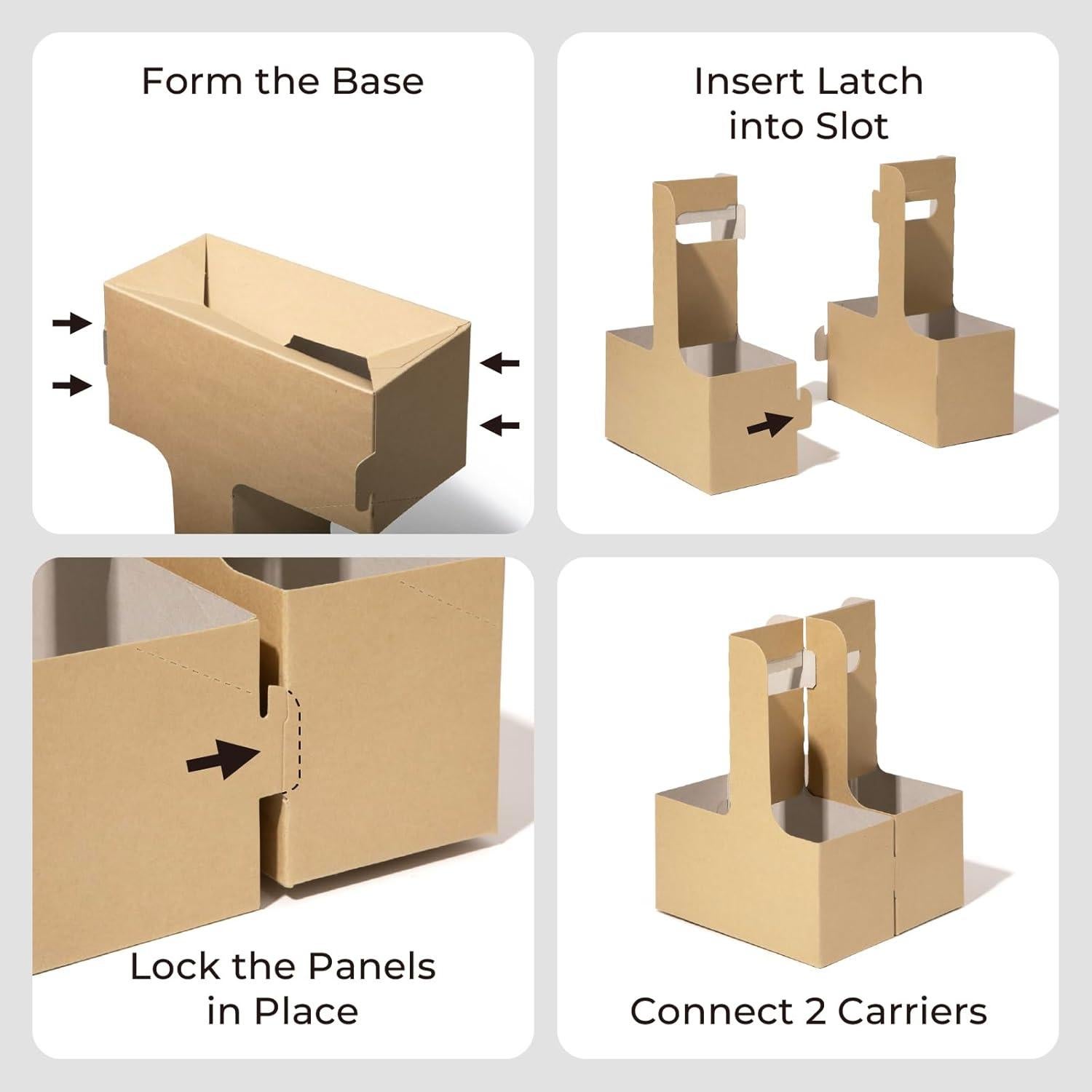 Soporte de Bebidas Desechable FMP Brands 25 Tazas 0,35-0,85L