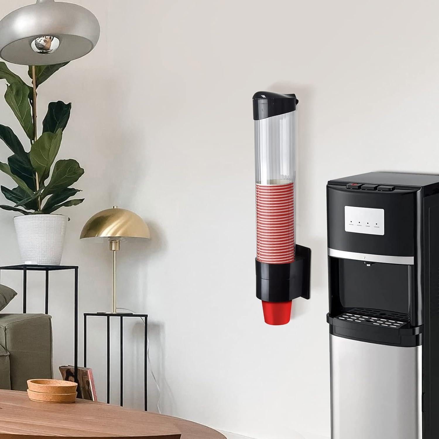 Dispensador de Tazas IWNTWY Grande Negro para 7-12oz