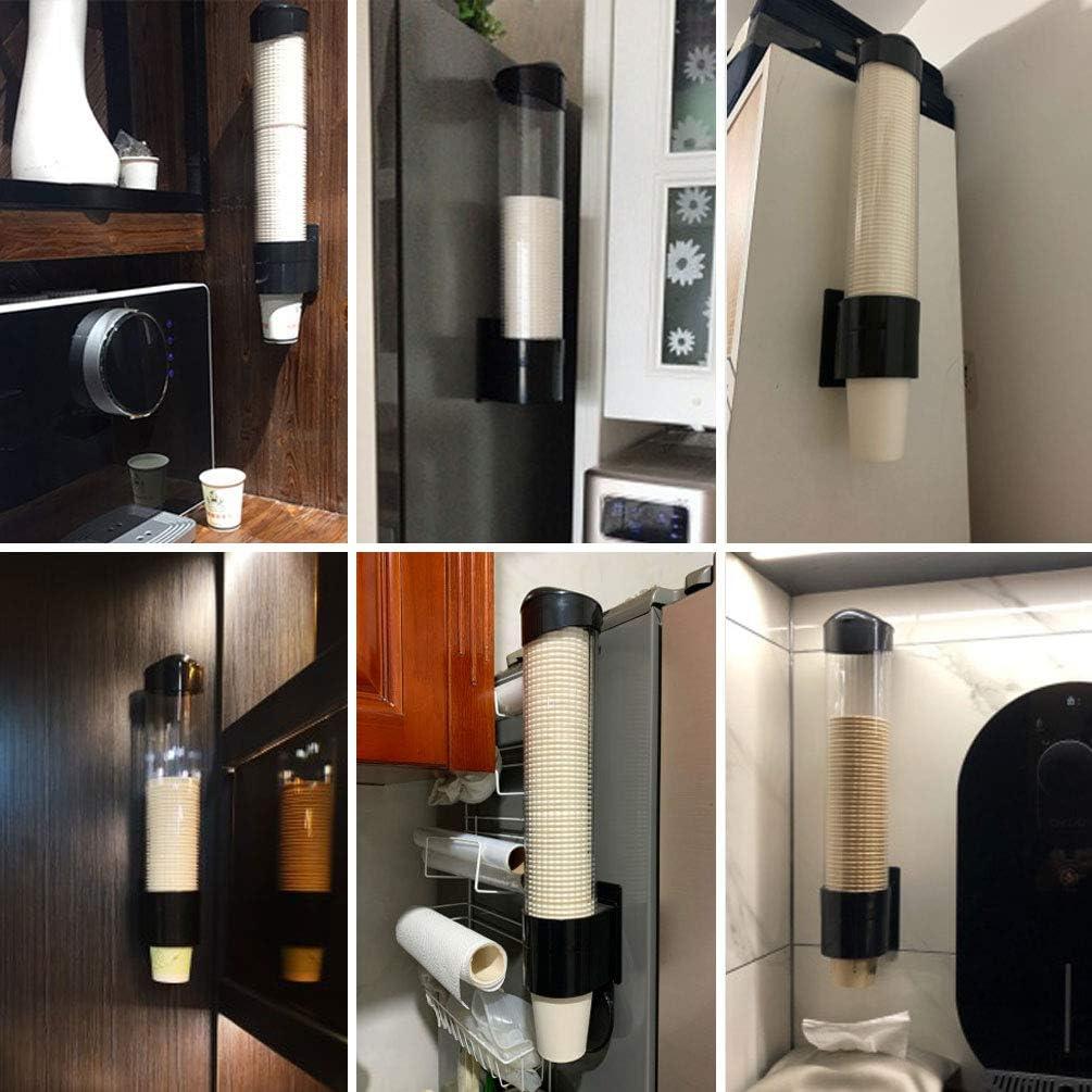 Dispensador de Tazas IWNTWY Grande Negro para 7-12oz